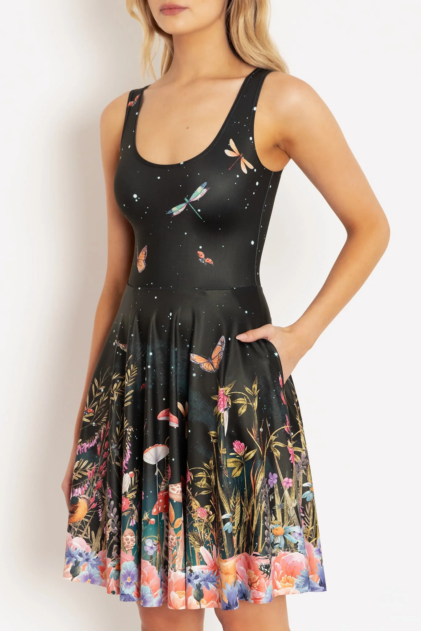 Fairytale Floral Scoop Longline Dress - Image 6