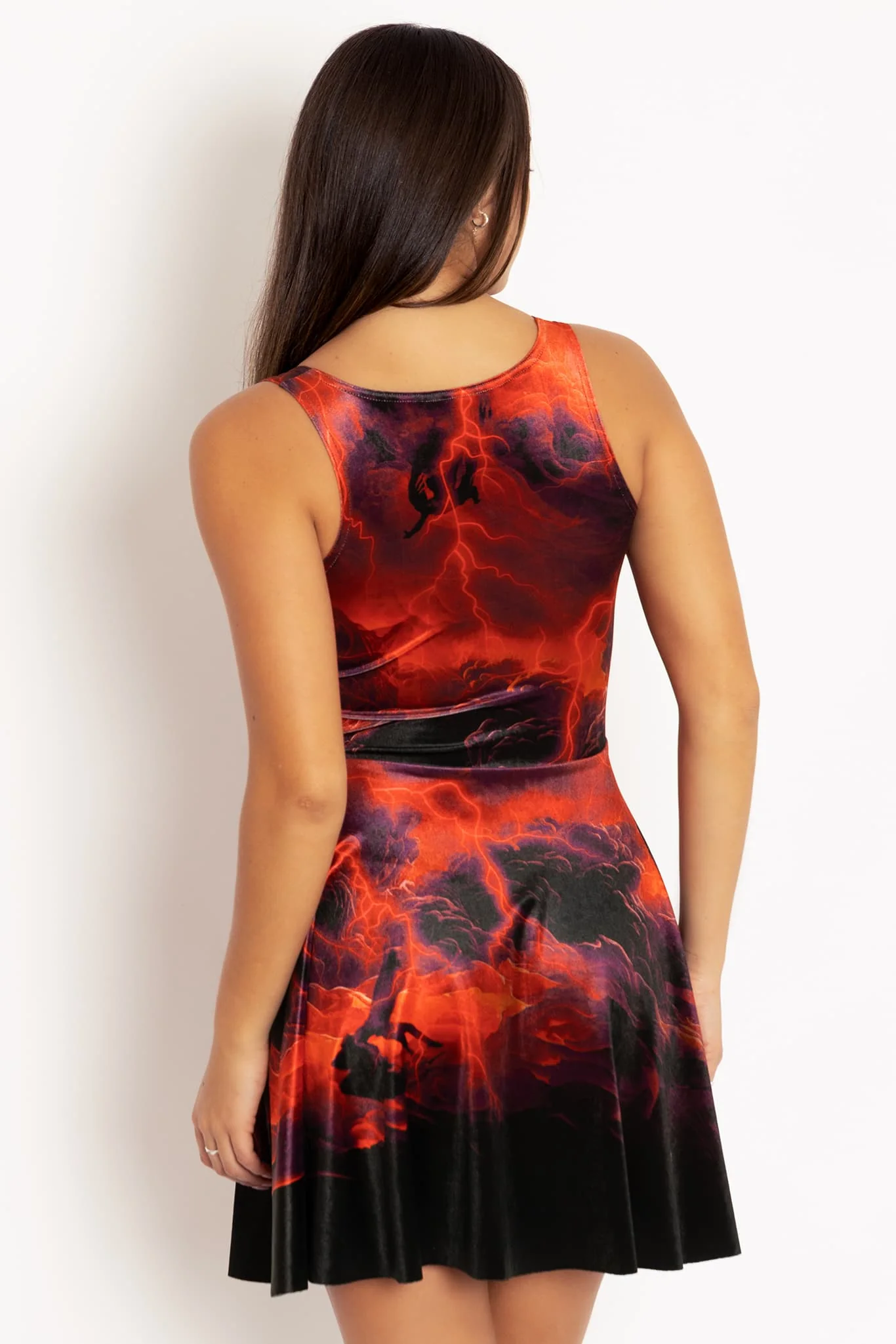 Falling Angels Velvet Marilyn Dress - Image 2