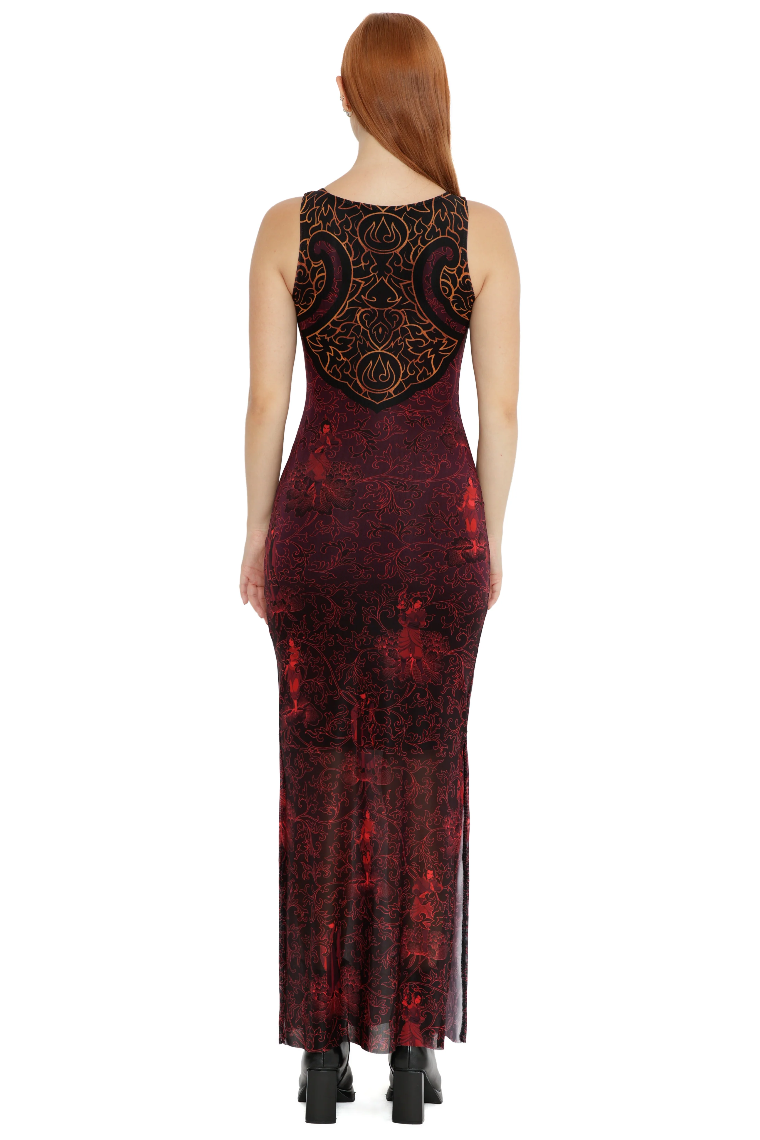 Fire Nation Trio Tank Column Maxi Dress - Image 4