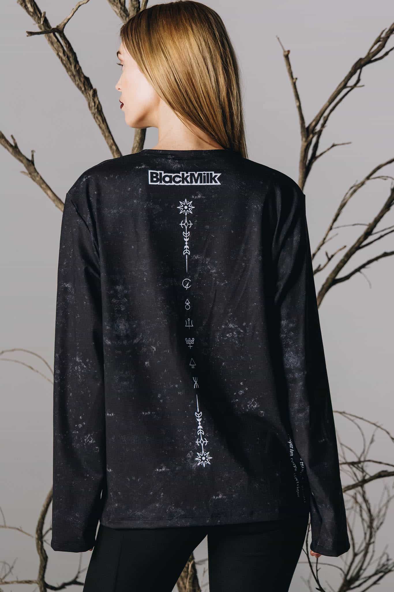 Fleurs of Evil Long Sleeve Oversized Boyfriend Tee - Image 2