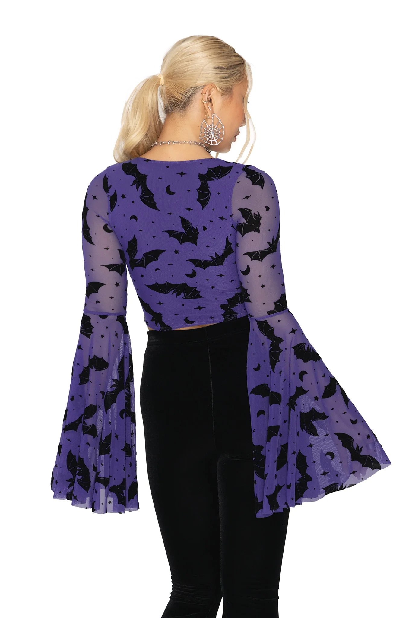 Flock Of Bats Purple Spectre Top - Image 2