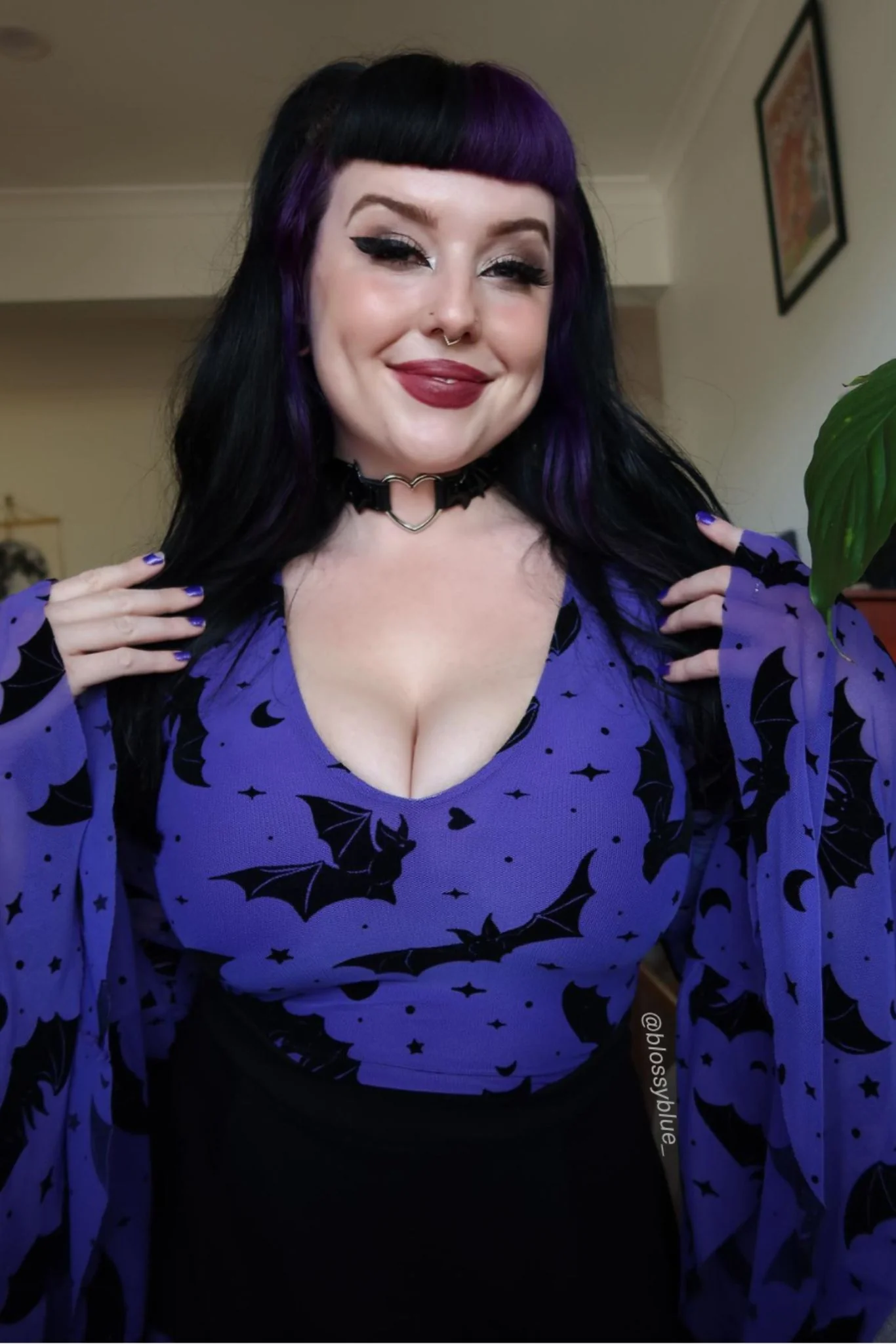 Flock Of Bats Purple Spectre Top - Image 4