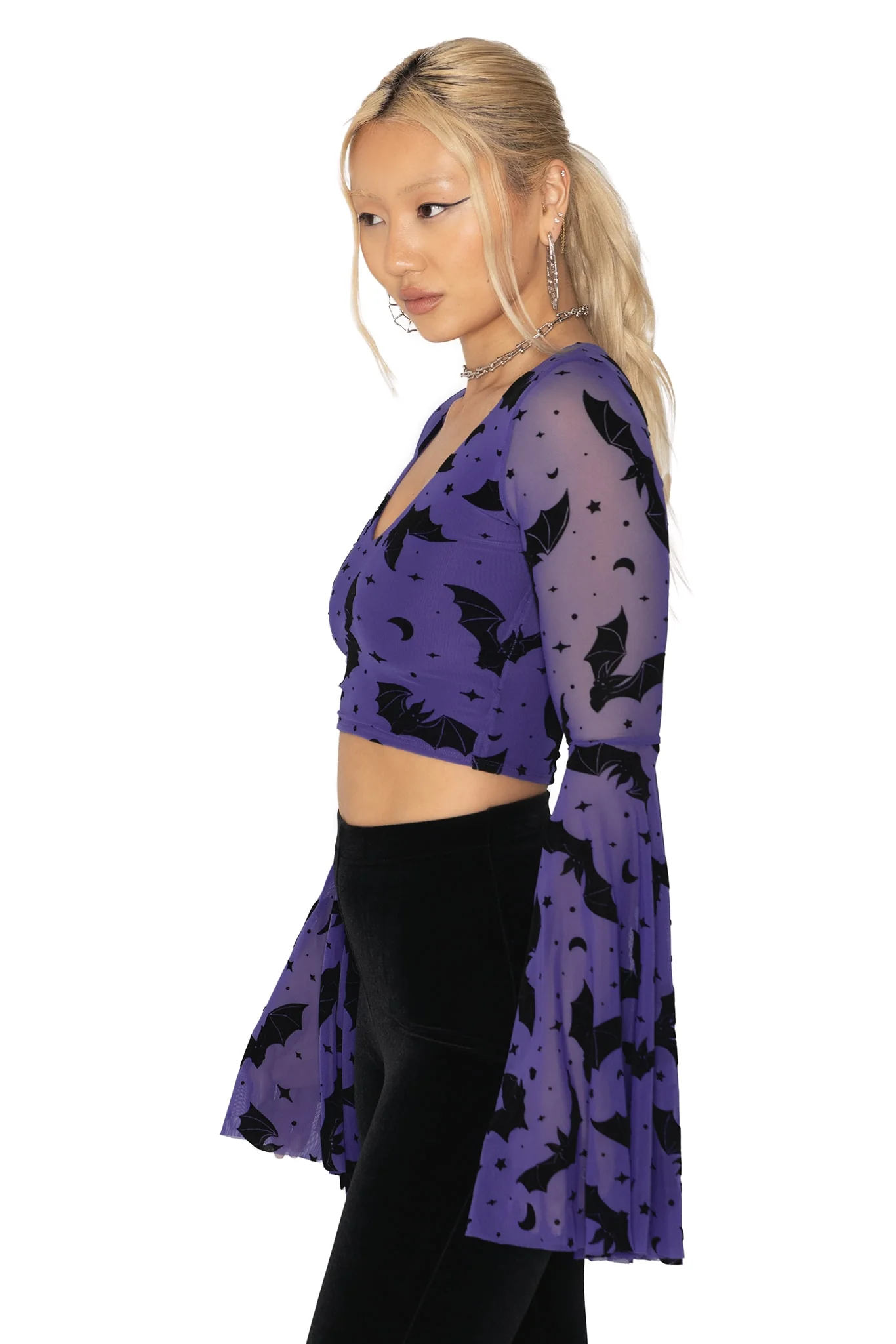 Flock Of Bats Purple Spectre Top - Image 5