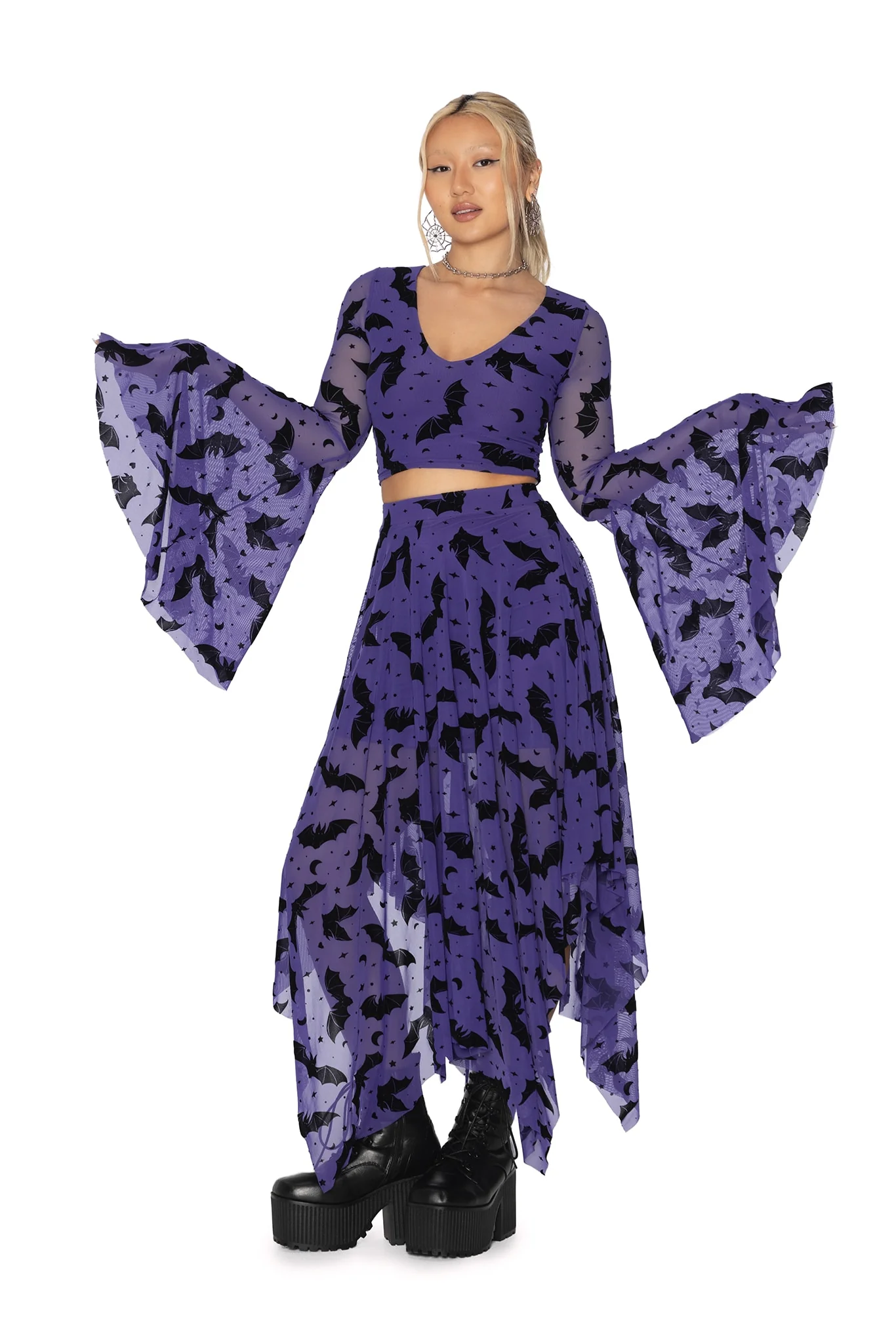 Flock Of Bats Purple Spectre Top - Image 7