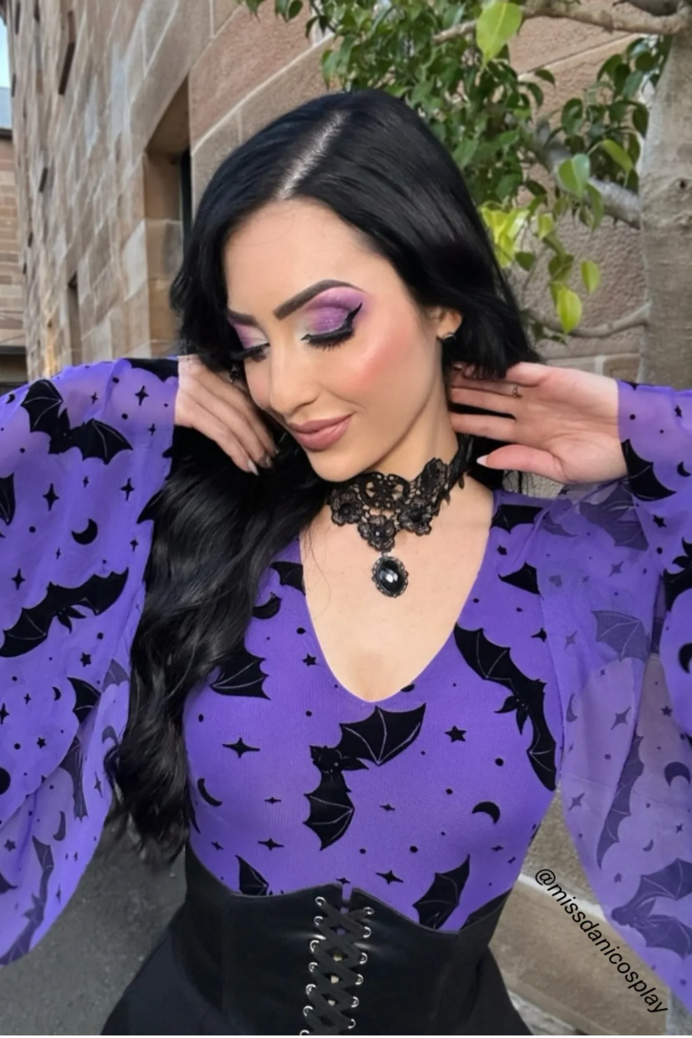 Flock Of Bats Purple Spectre Top - Image 8