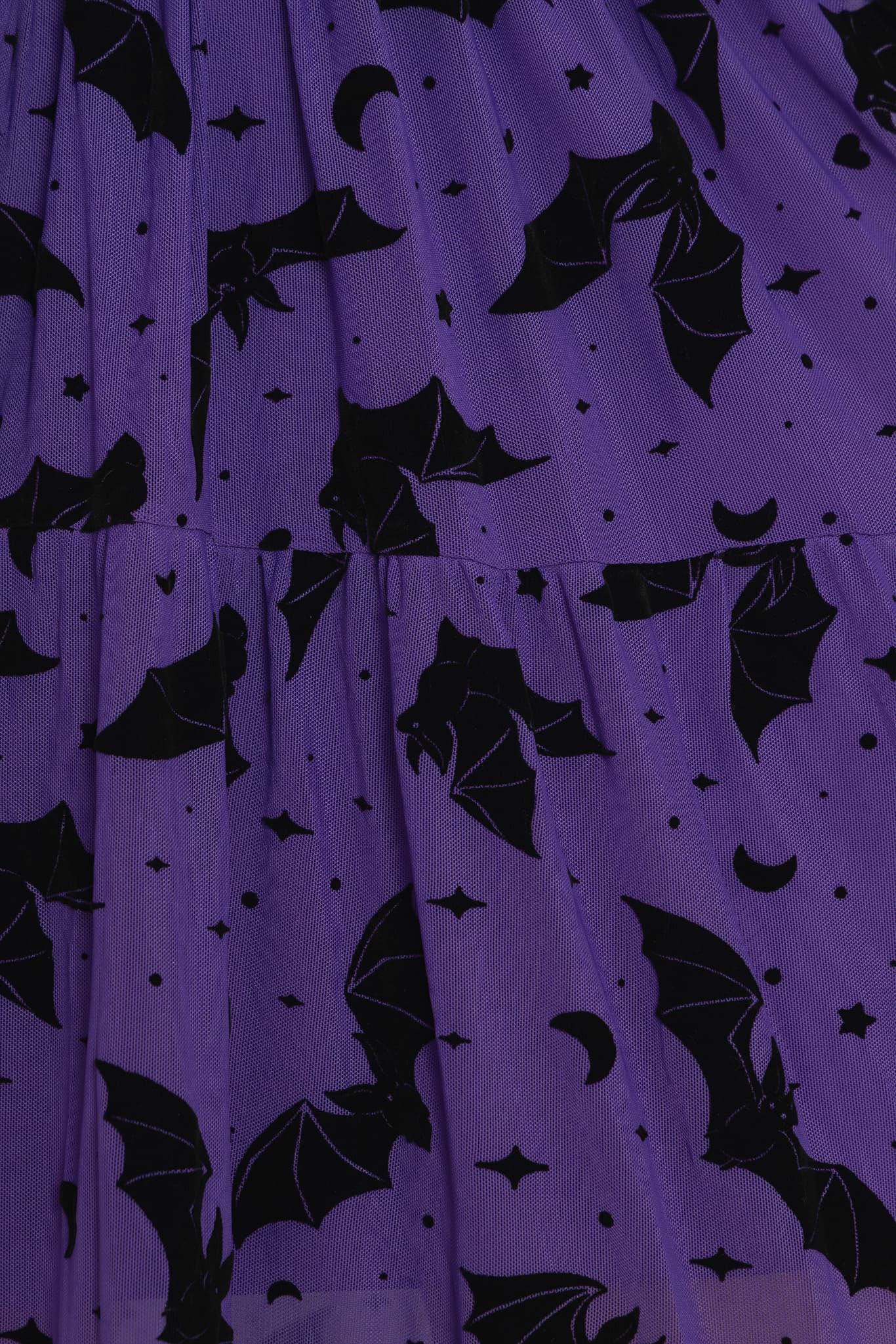 Flock Of Bats Purple Wrap Midaxi Dress - Image 4
