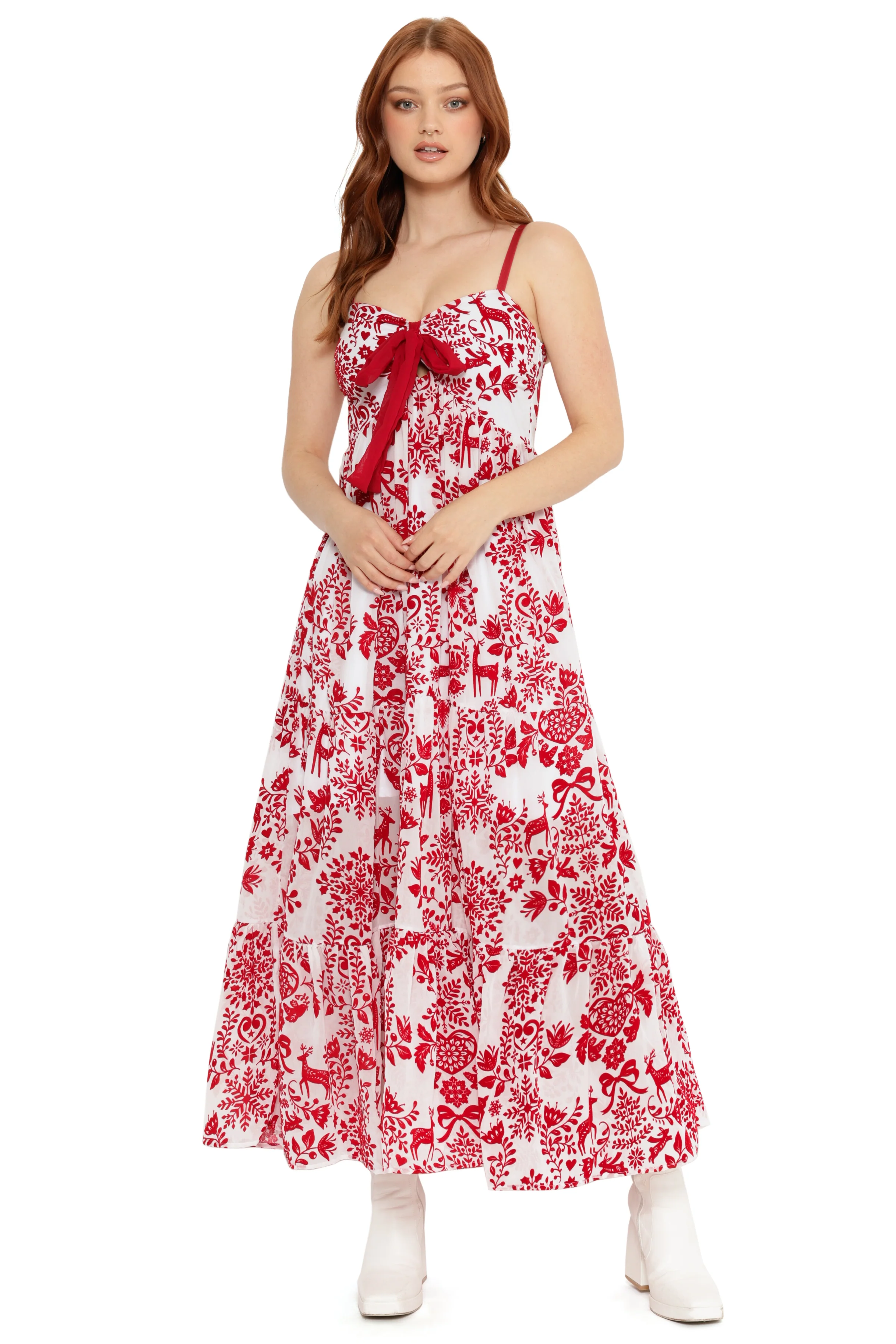 Flockmas Folk Tiered Maxi Dress - Image 2