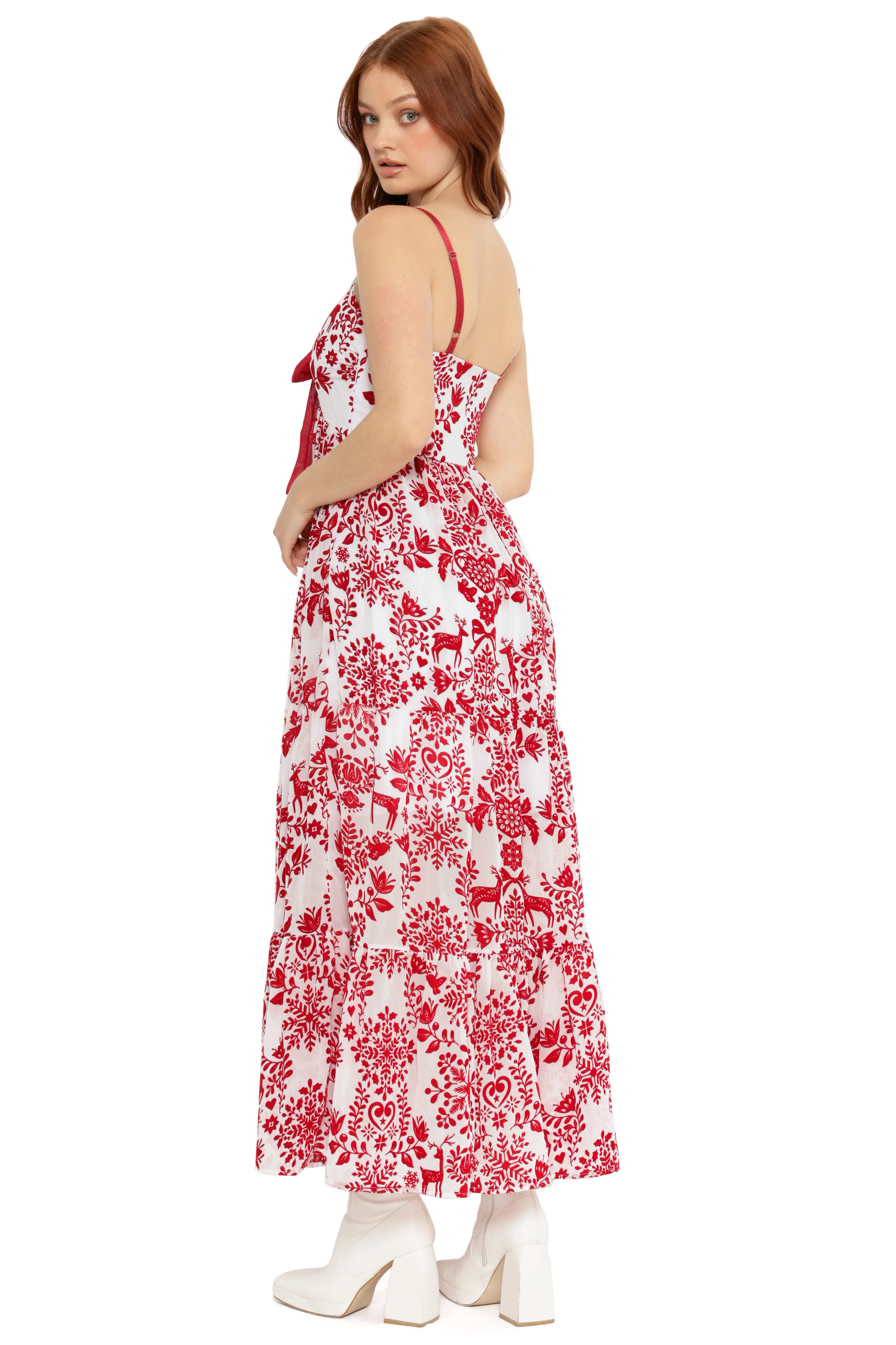 Flockmas Folk Tiered Maxi Dress - Image 3