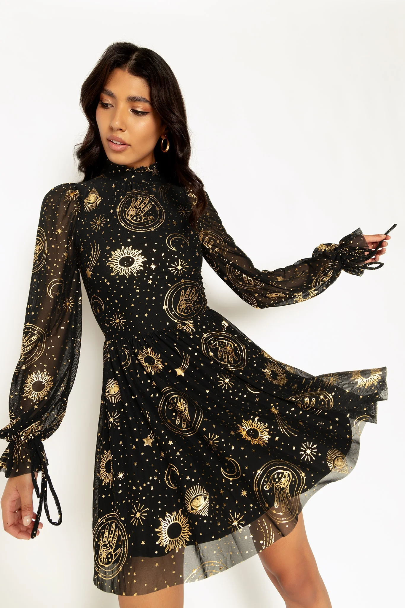 Fortune Teller Sheer Grace Dress - Image 7