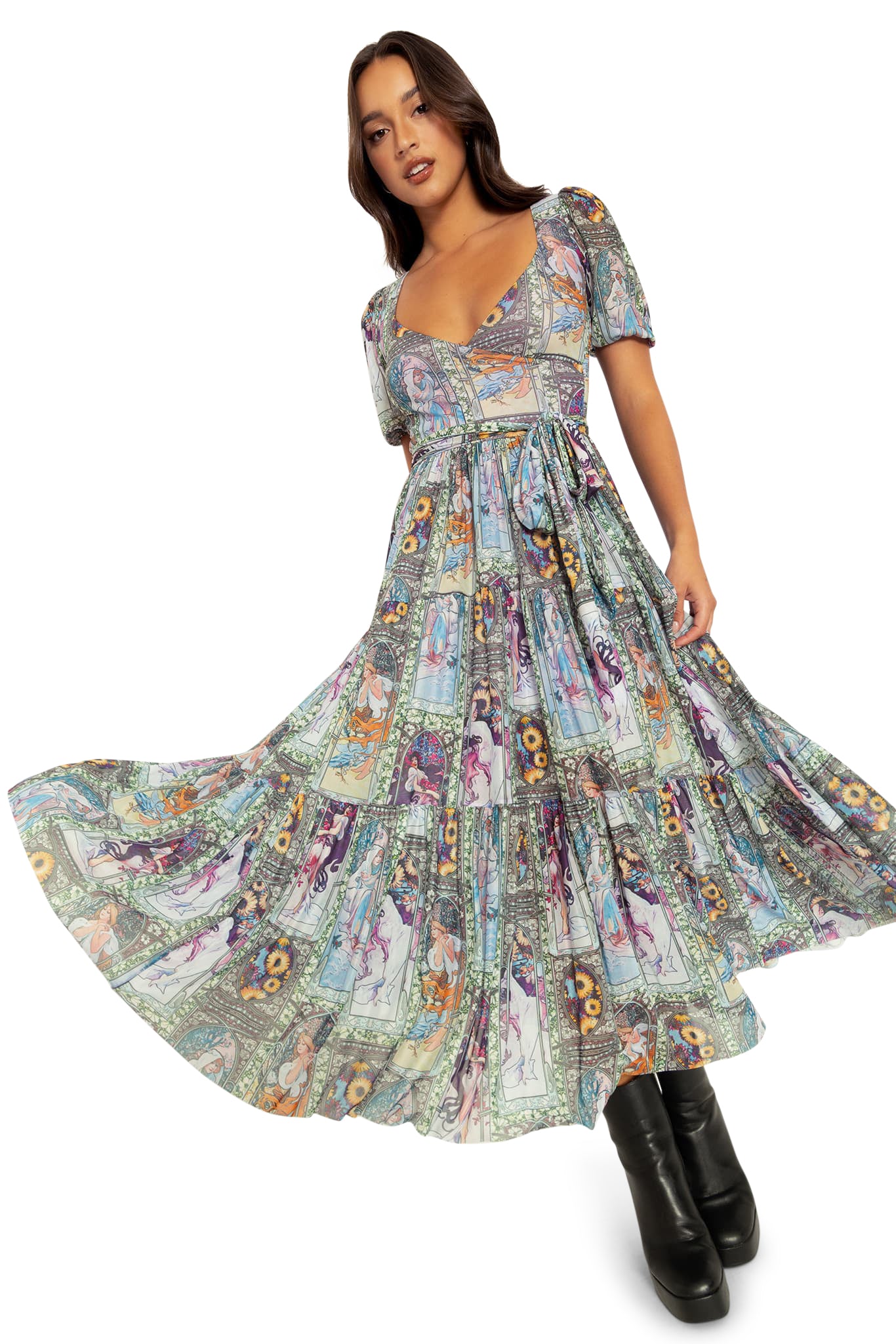 Four Seasons Wrap Midaxi Dress - Image 6