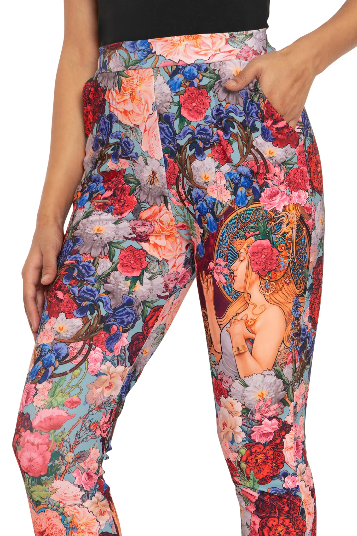 Fragrance Of Violets Cuffed Pants - Image 4