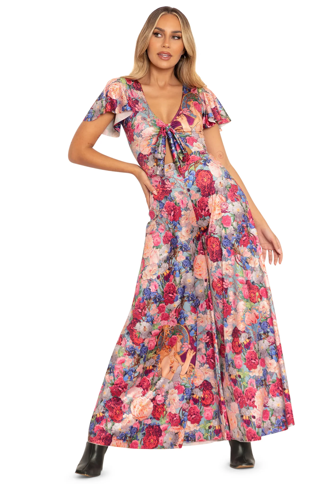 Fragrance Of Violets Rio Jumpsuit