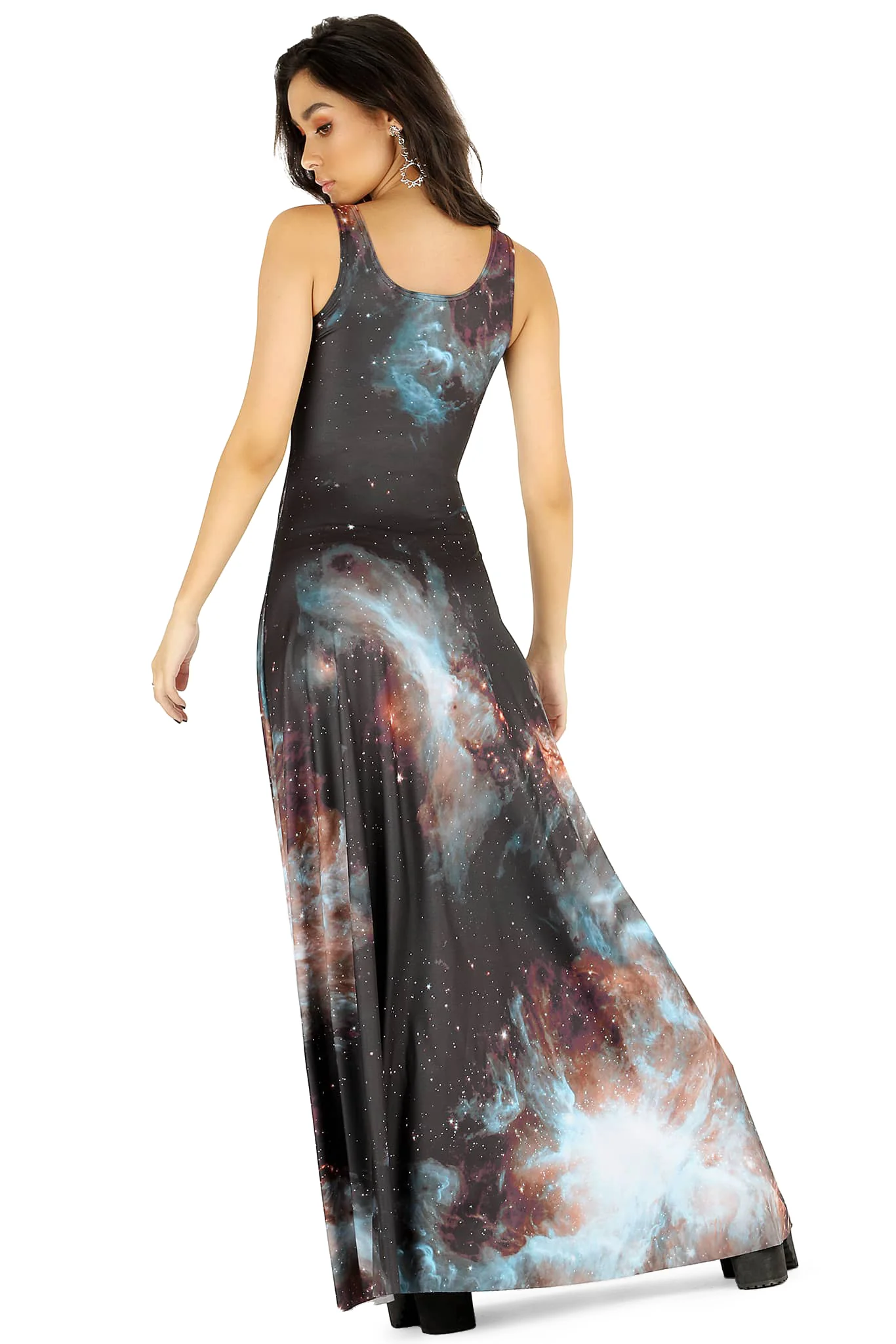 Galaxy Black Maxi Dress - Image 2