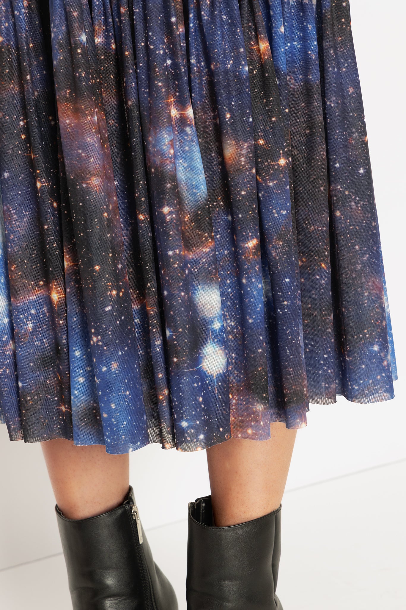 Galaxy Blue Sheer Midaxi Dress - Image 4