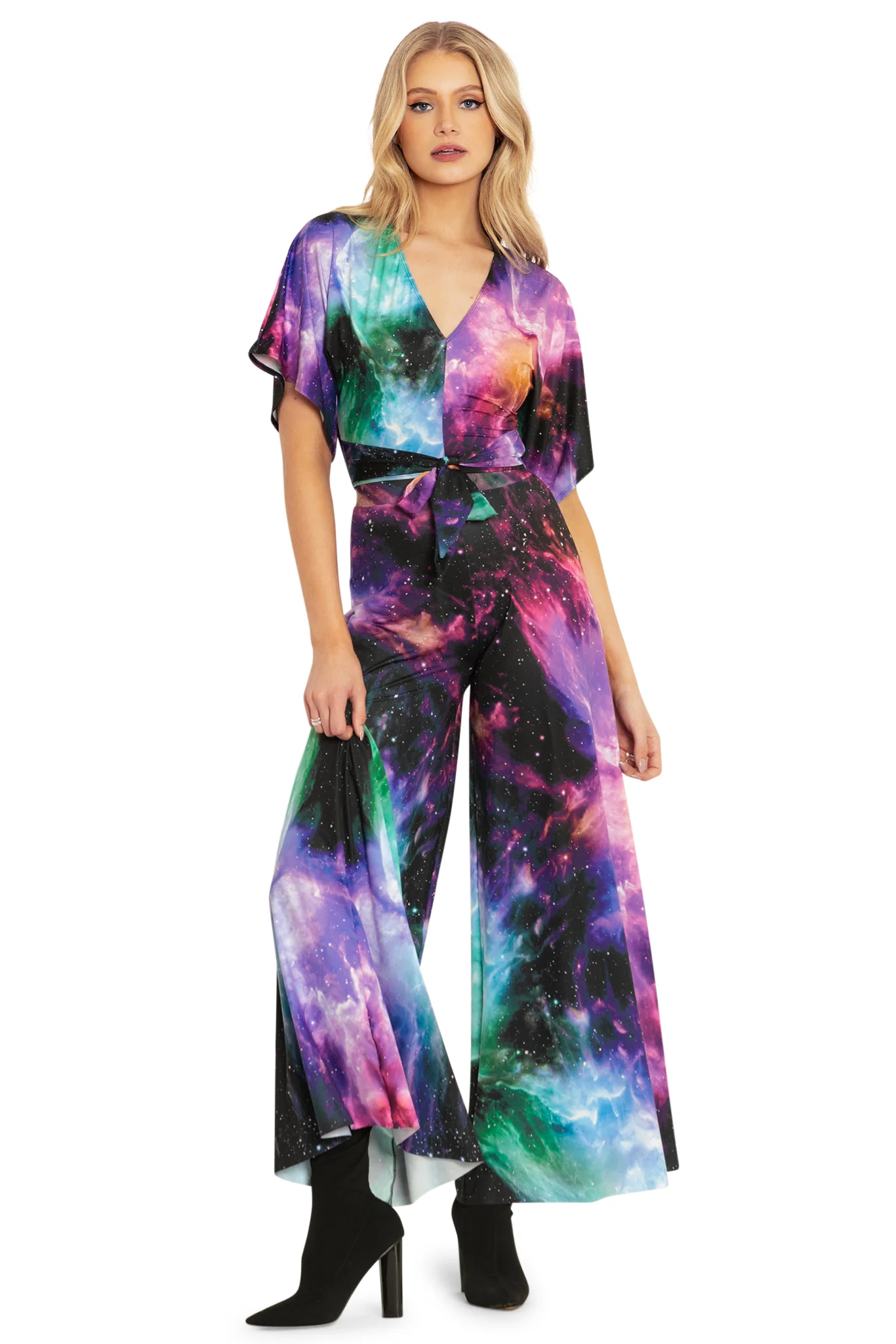 Galaxy Butterfly Kimono Tie Top - Image 4