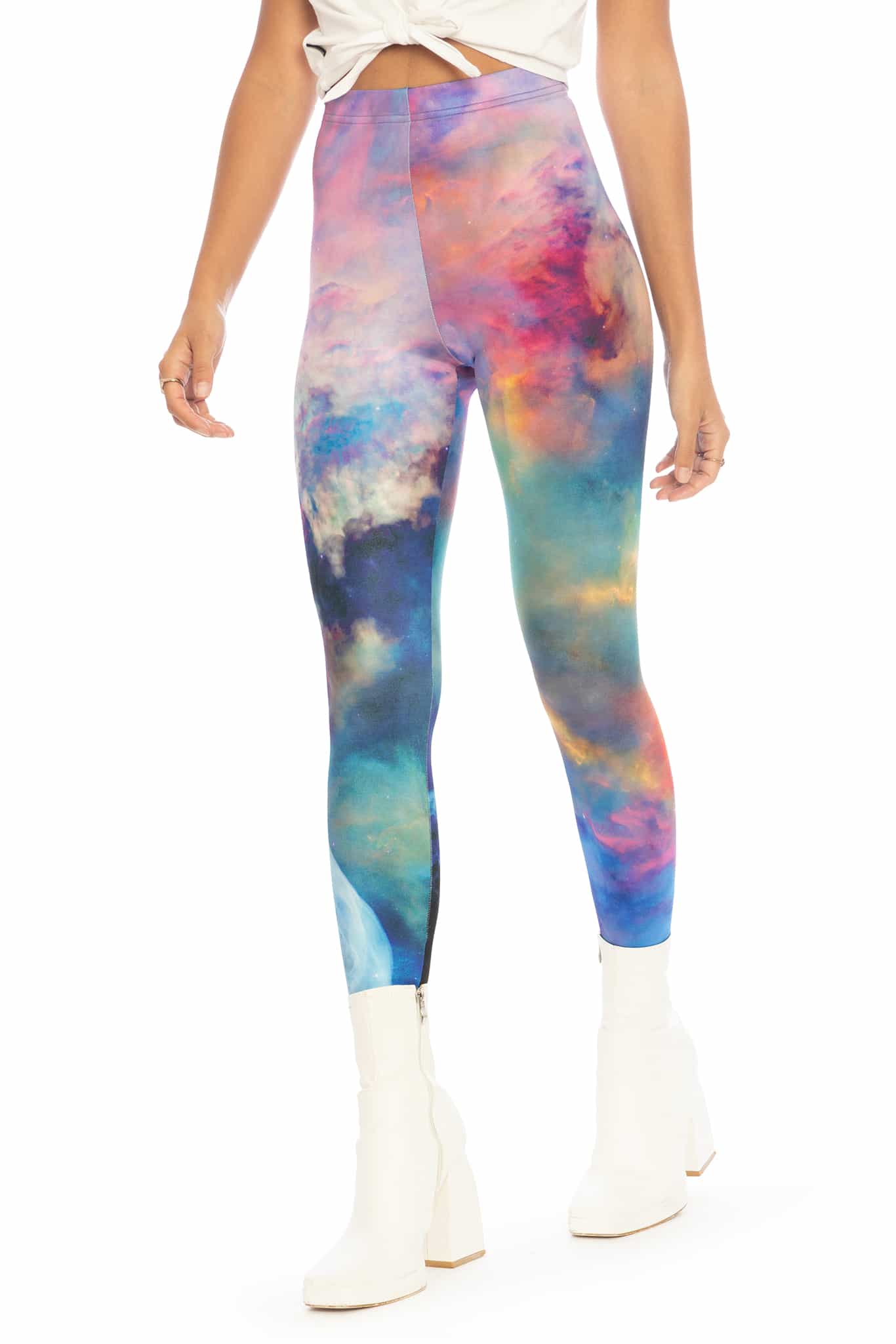 Galaxy Lagoon High Waisted Leggings - Image 5