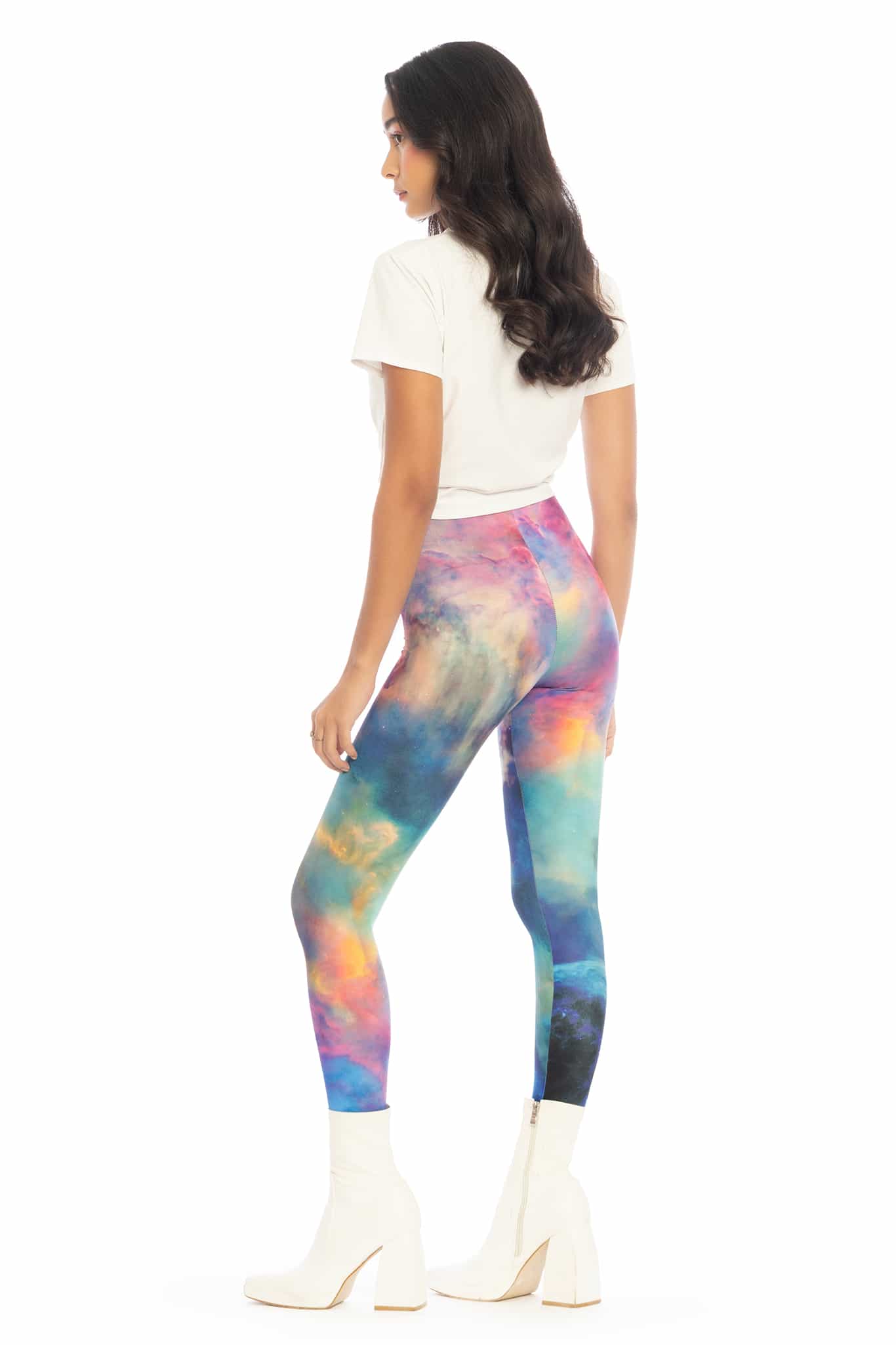 Galaxy Lagoon High Waisted Leggings - Image 7