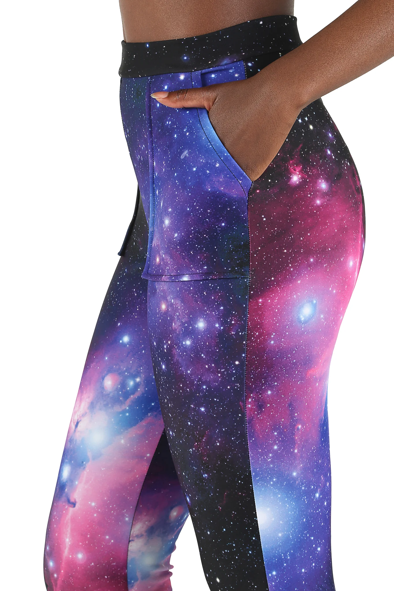 Galaxy Purple Cuffed Pants - Image 5