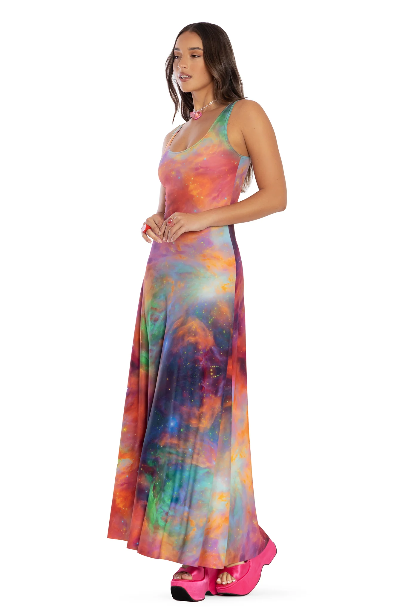 Galaxy Rainbow Maxi Dress - Image 5