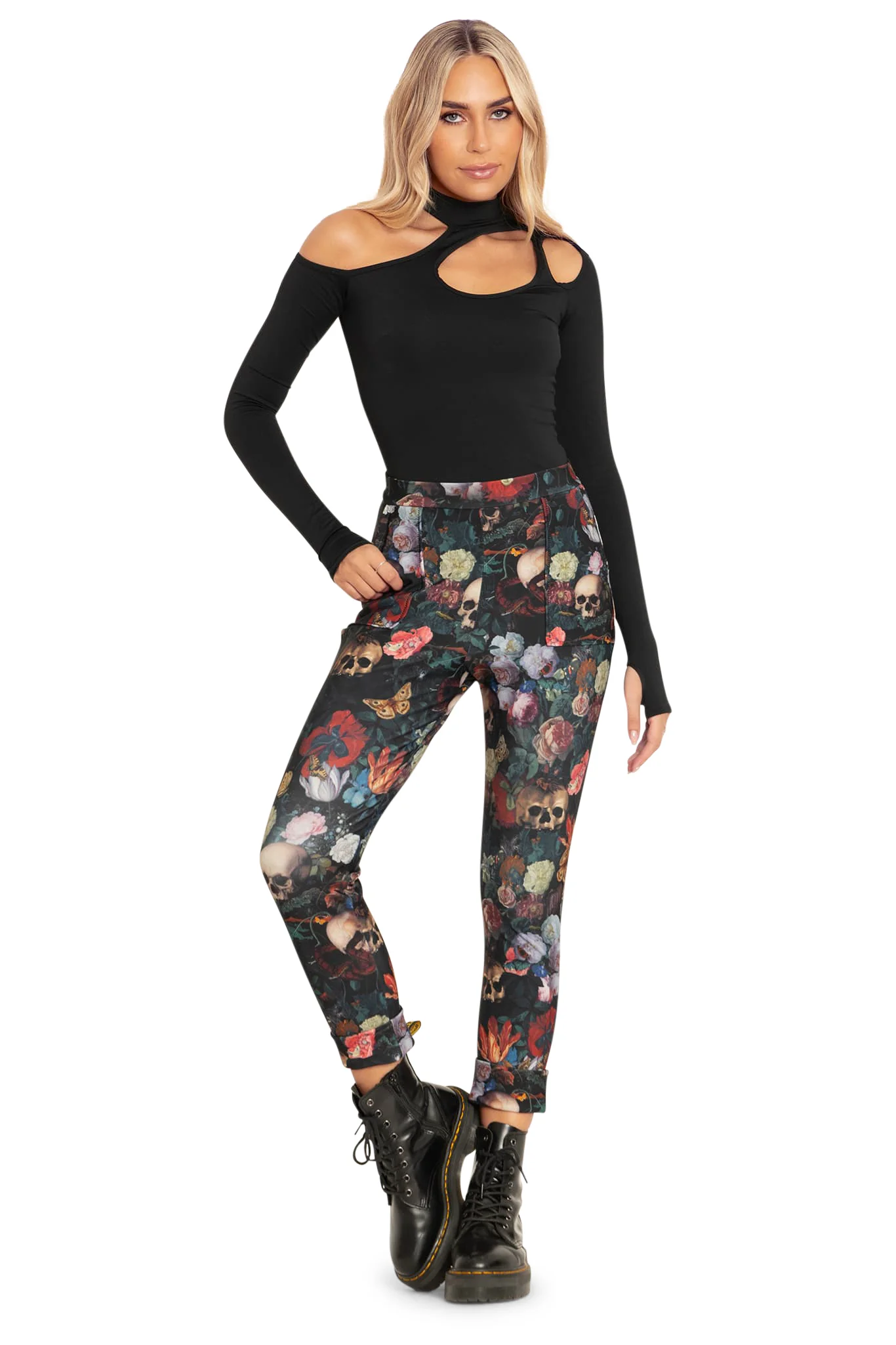 Garden Of The Ancient Dead Cuffed Pants