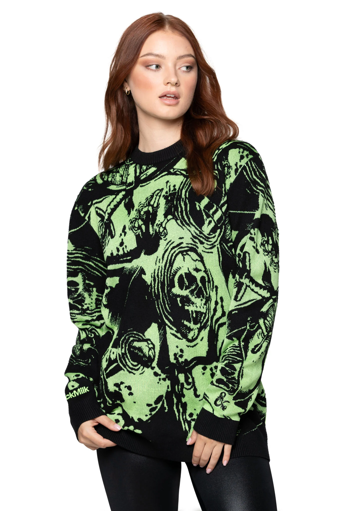 Gelatinous Cube Oversized Knit Sweater - Image 3