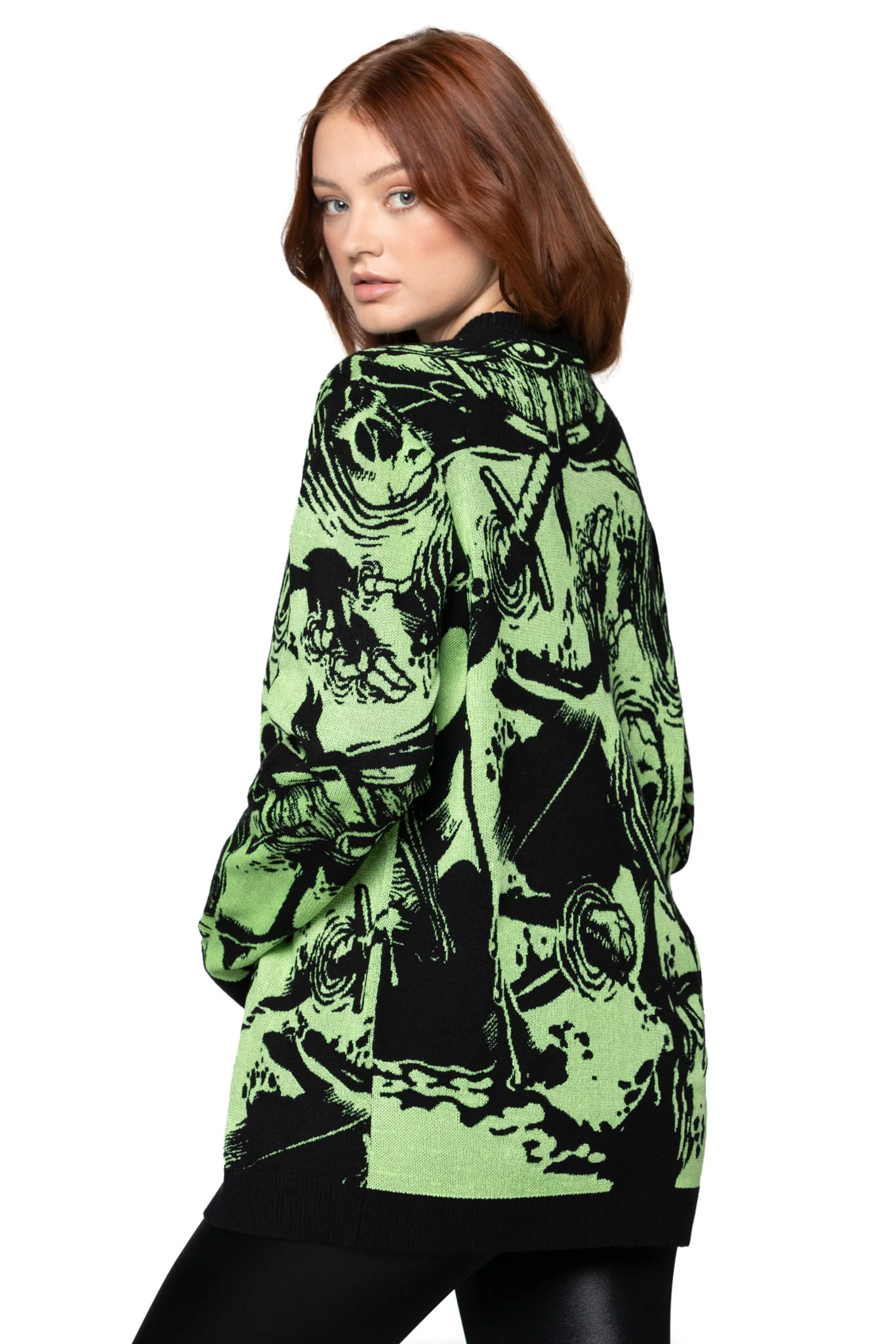 Gelatinous Cube Oversized Knit Sweater - Image 4