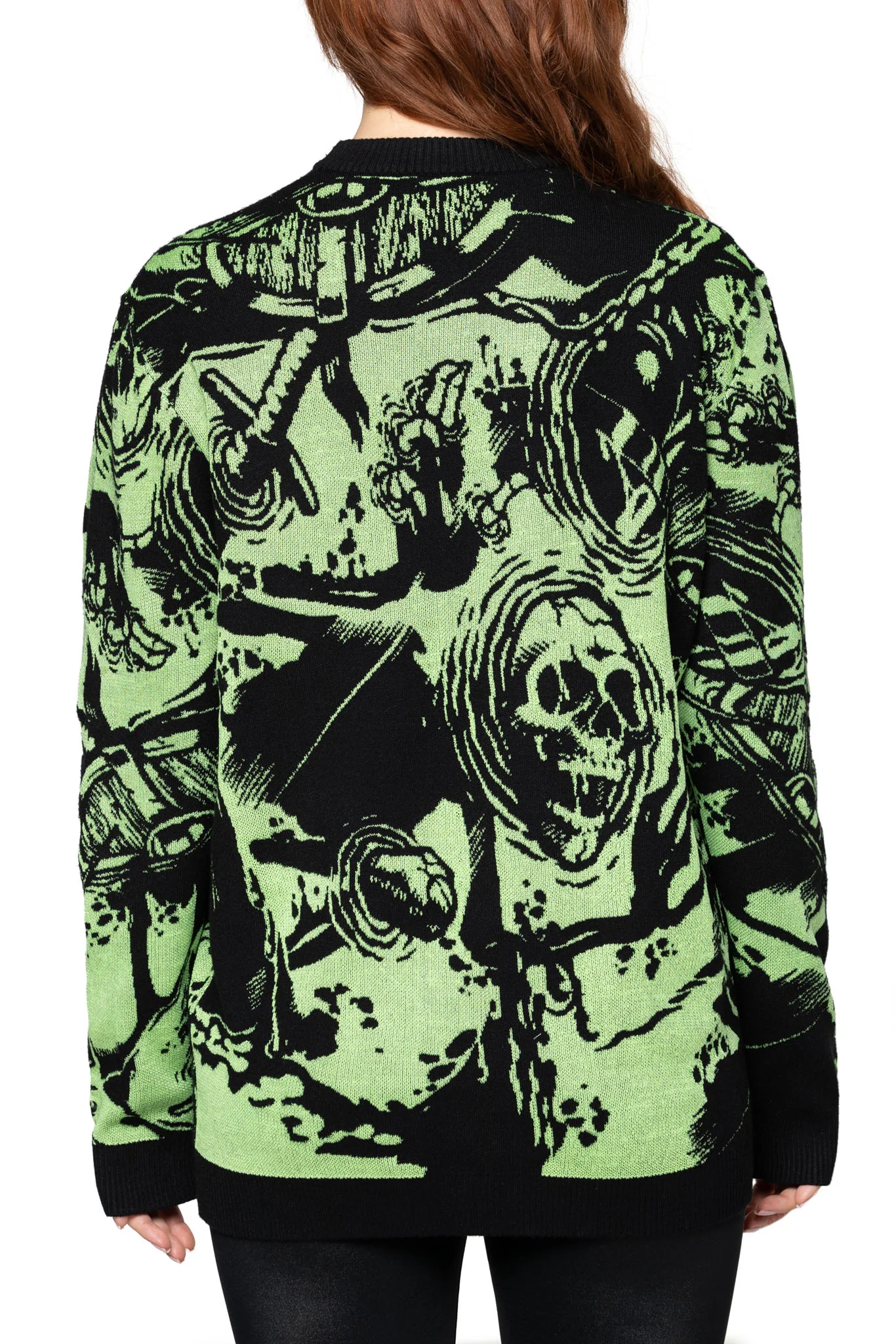 Gelatinous Cube Oversized Knit Sweater - Image 5
