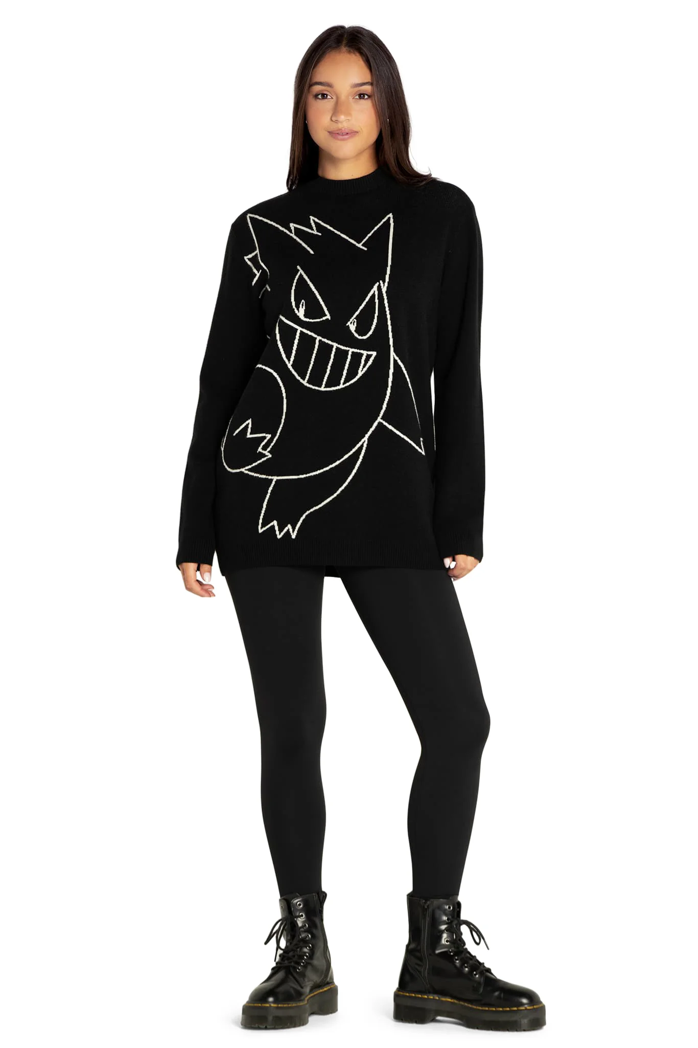 Gengar Oversized Knit Sweater - Image 5