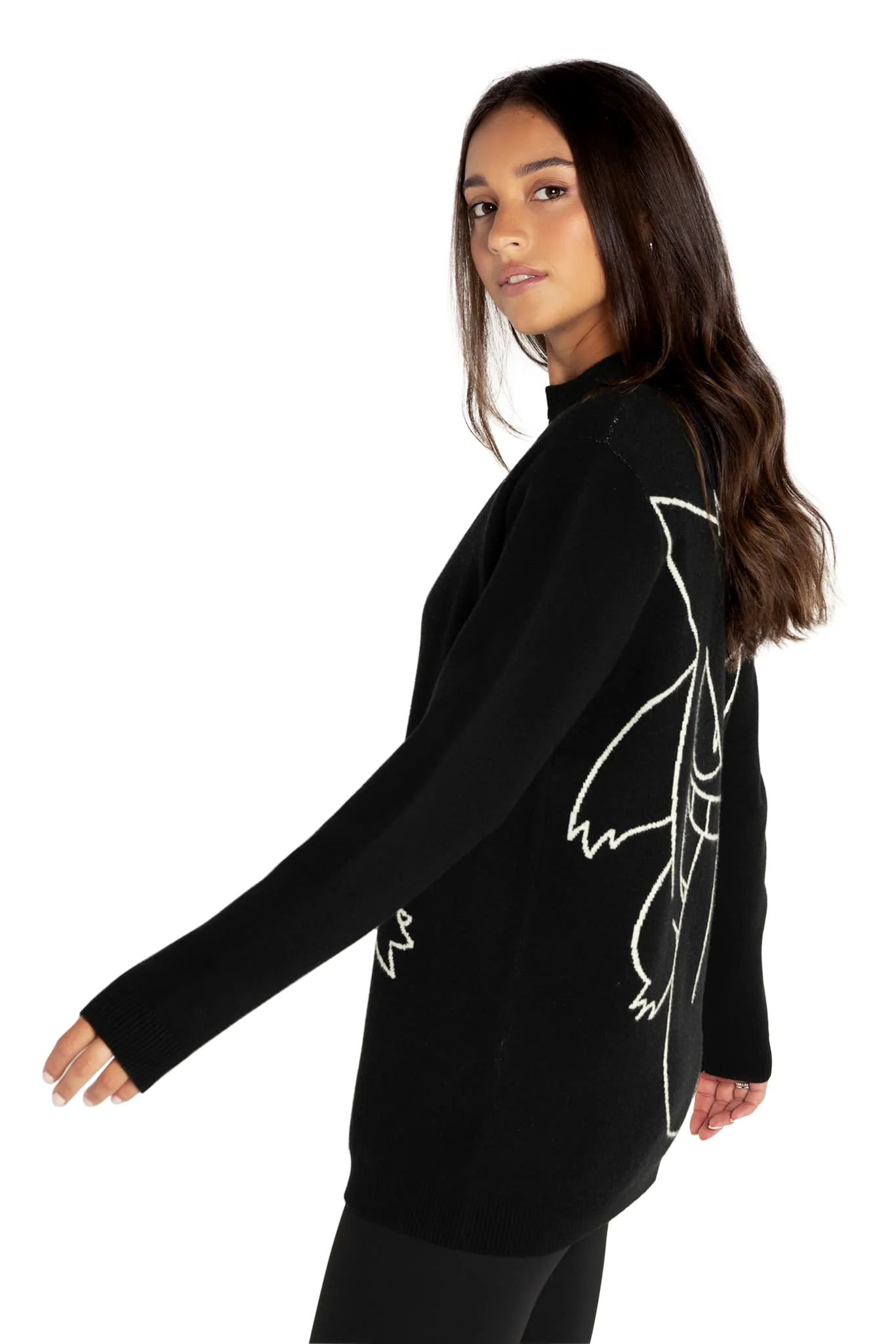 Gengar Oversized Knit Sweater - Image 6