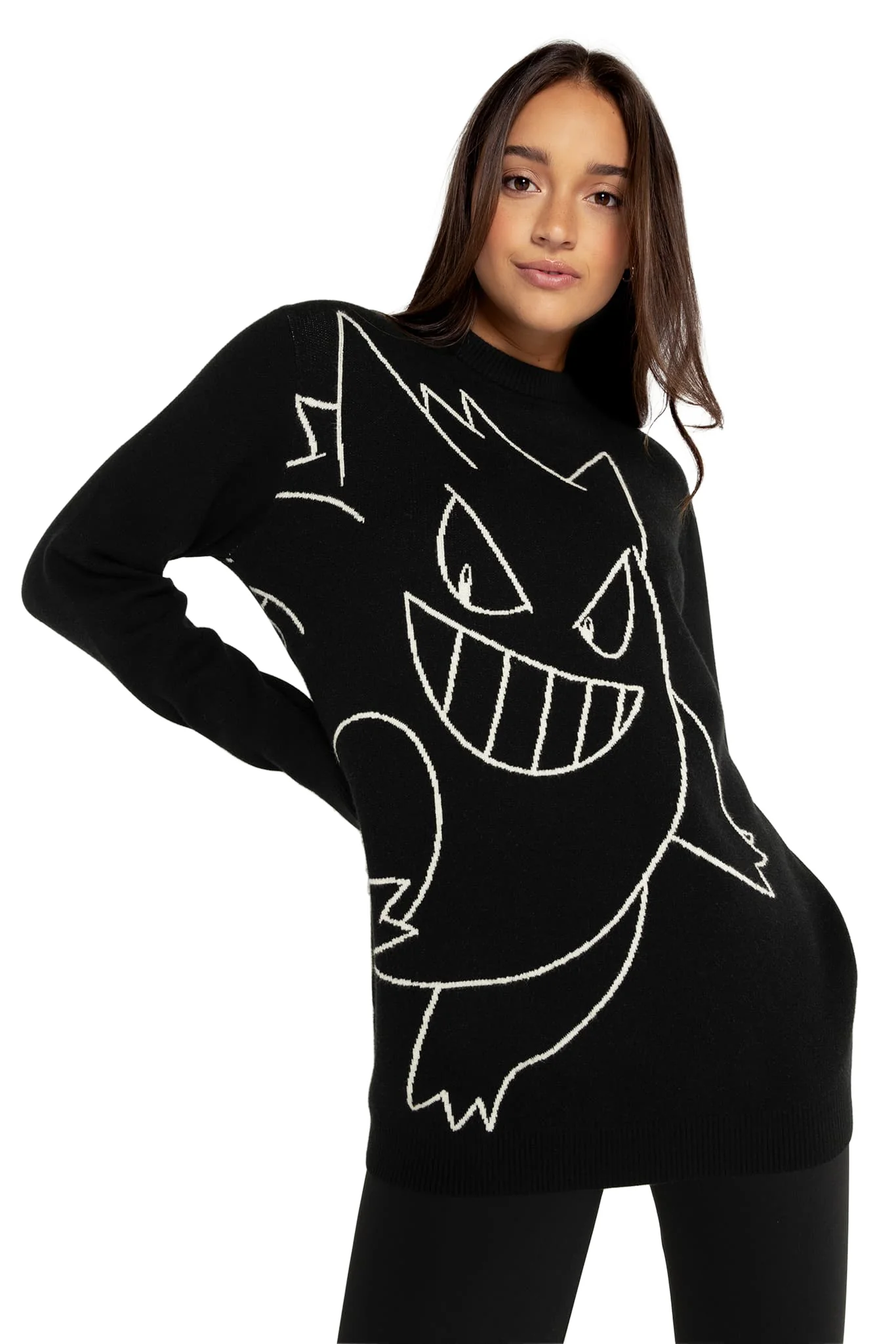 Gengar Oversized Knit Sweater - Image 8