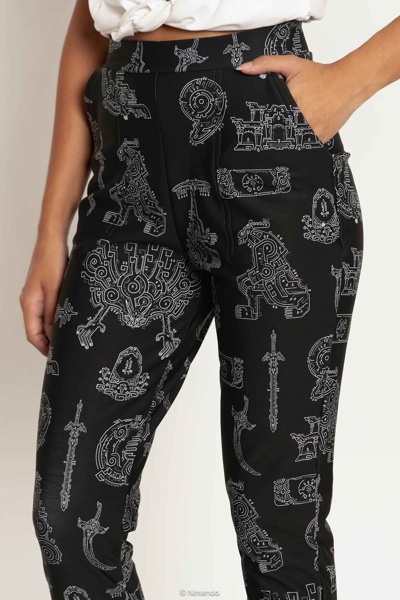 Geoglyphs Cuffed Pants - Image 5