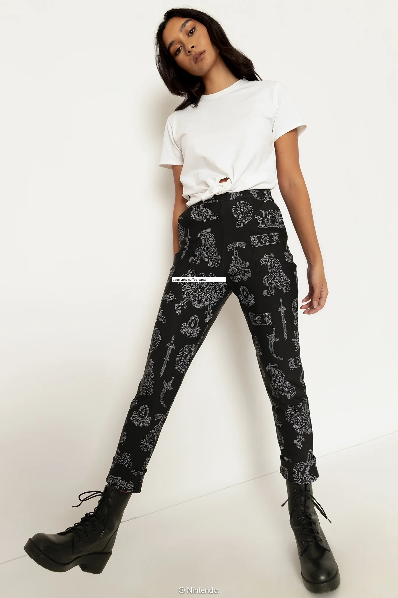 Geoglyphs Cuffed Pants - Image 6