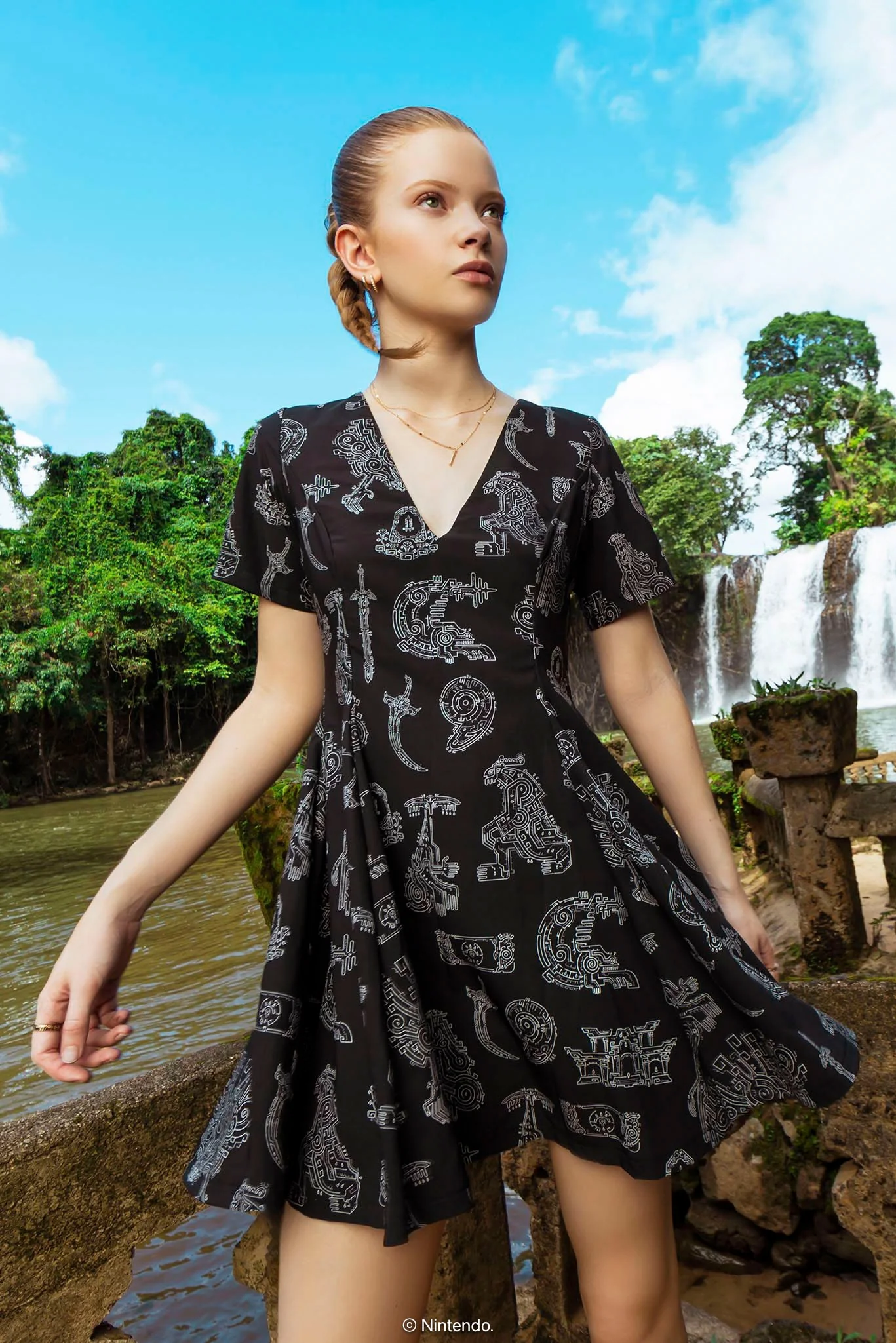 Geoglyphs Evil V Dress - Image 5