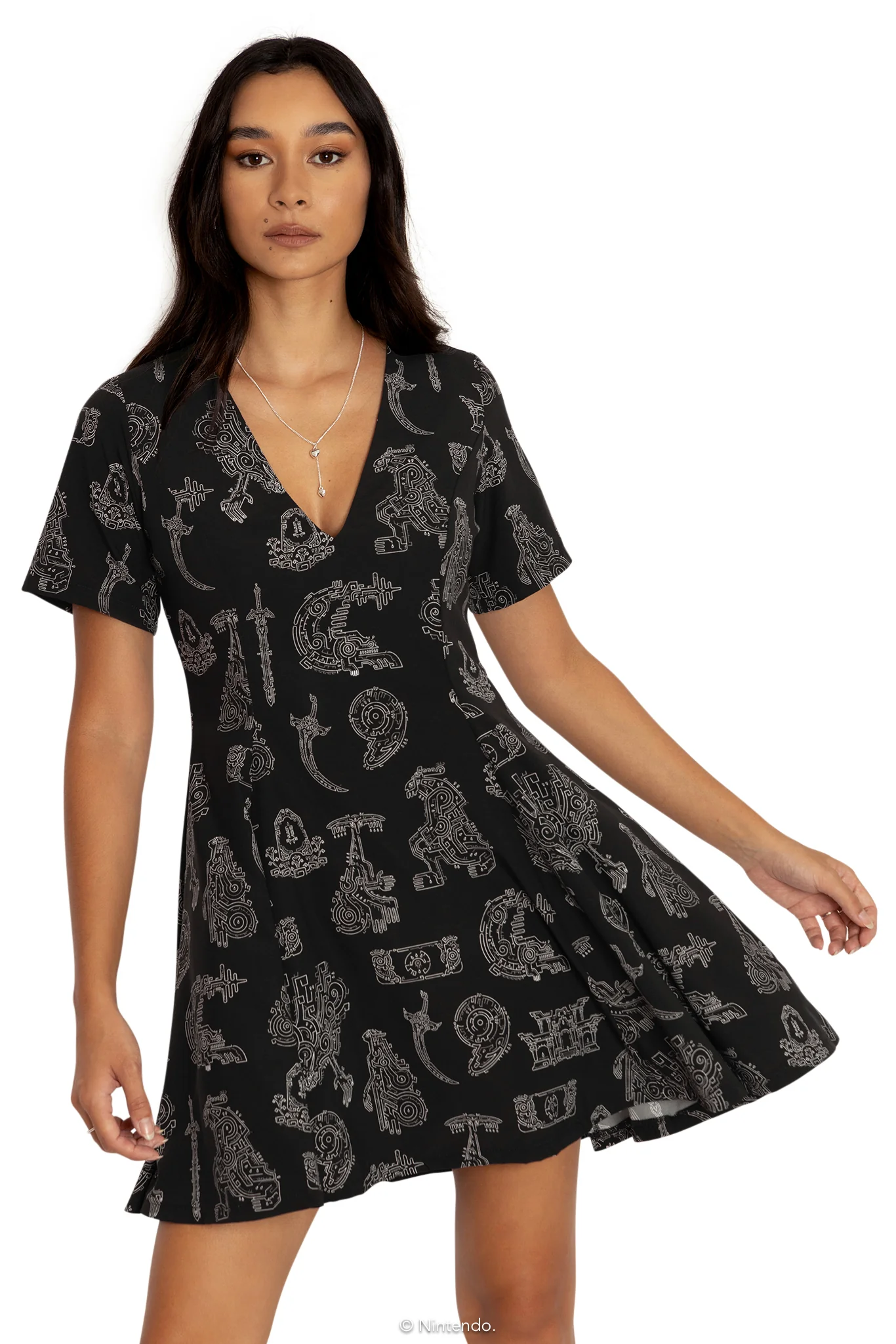 Geoglyphs Evil V Dress - Image 7