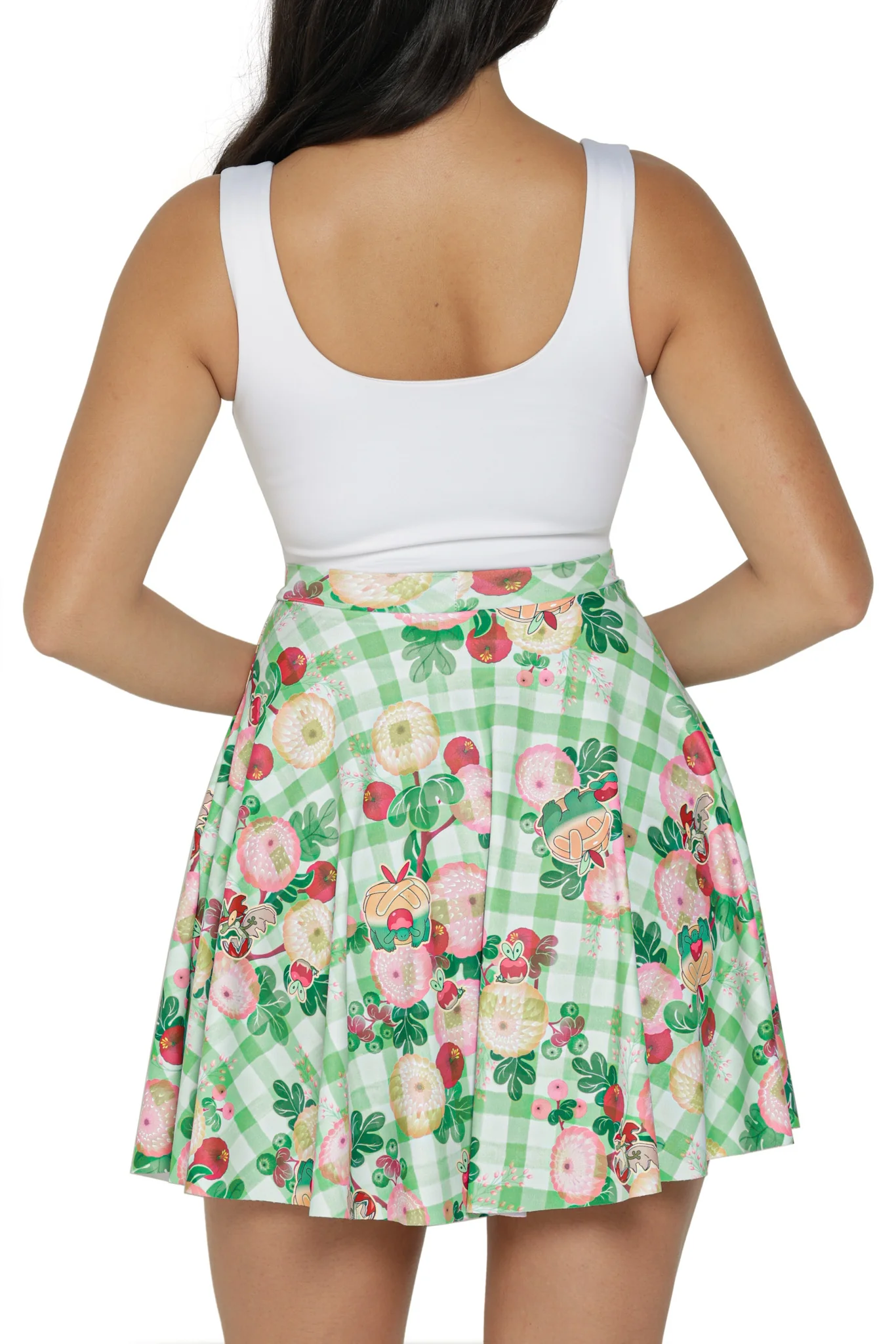 Gingham Applin Evolution Pocket Skater Skirt - Image 2