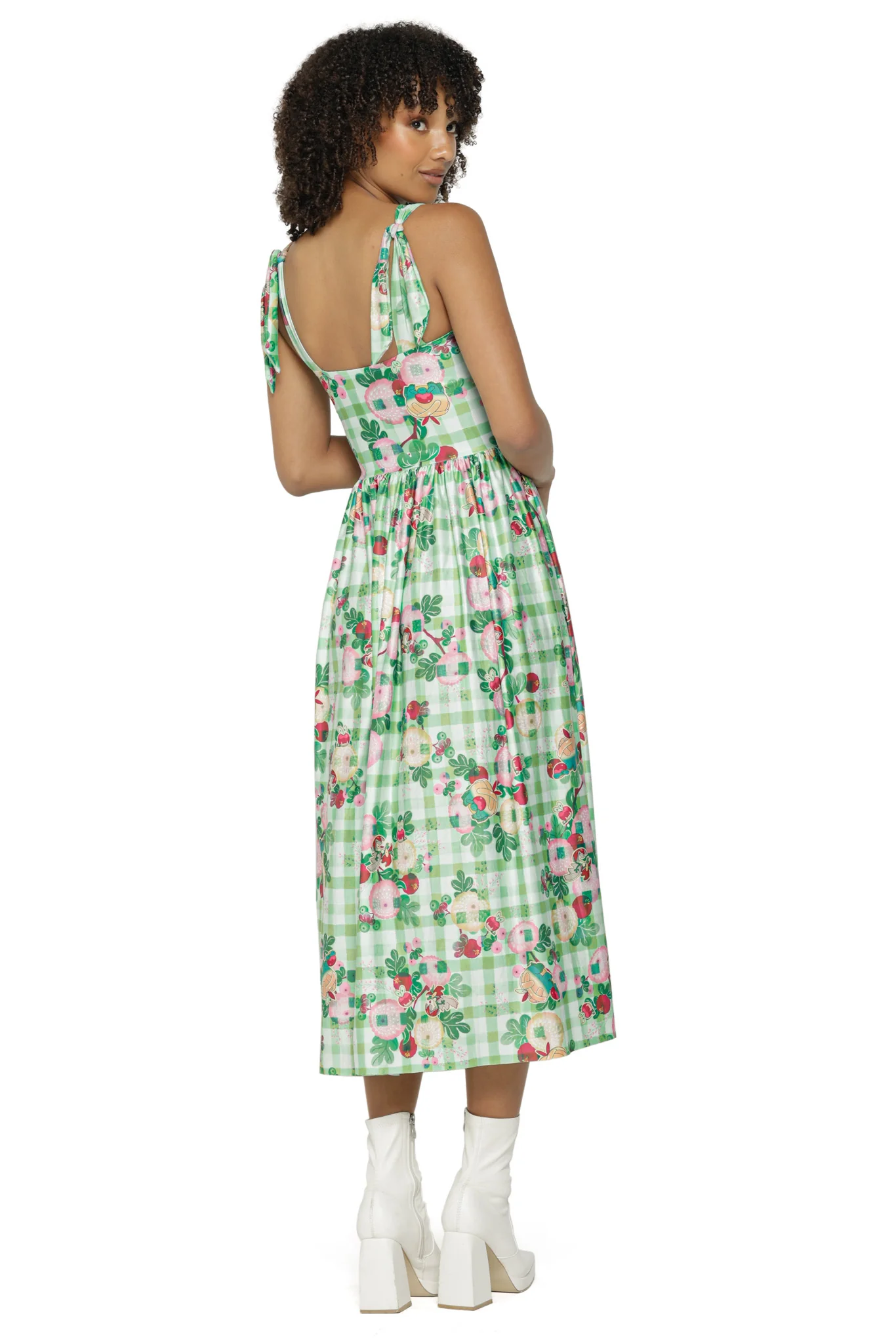 Gingham Applin Evolution Tie the Knot Dress - Image 2