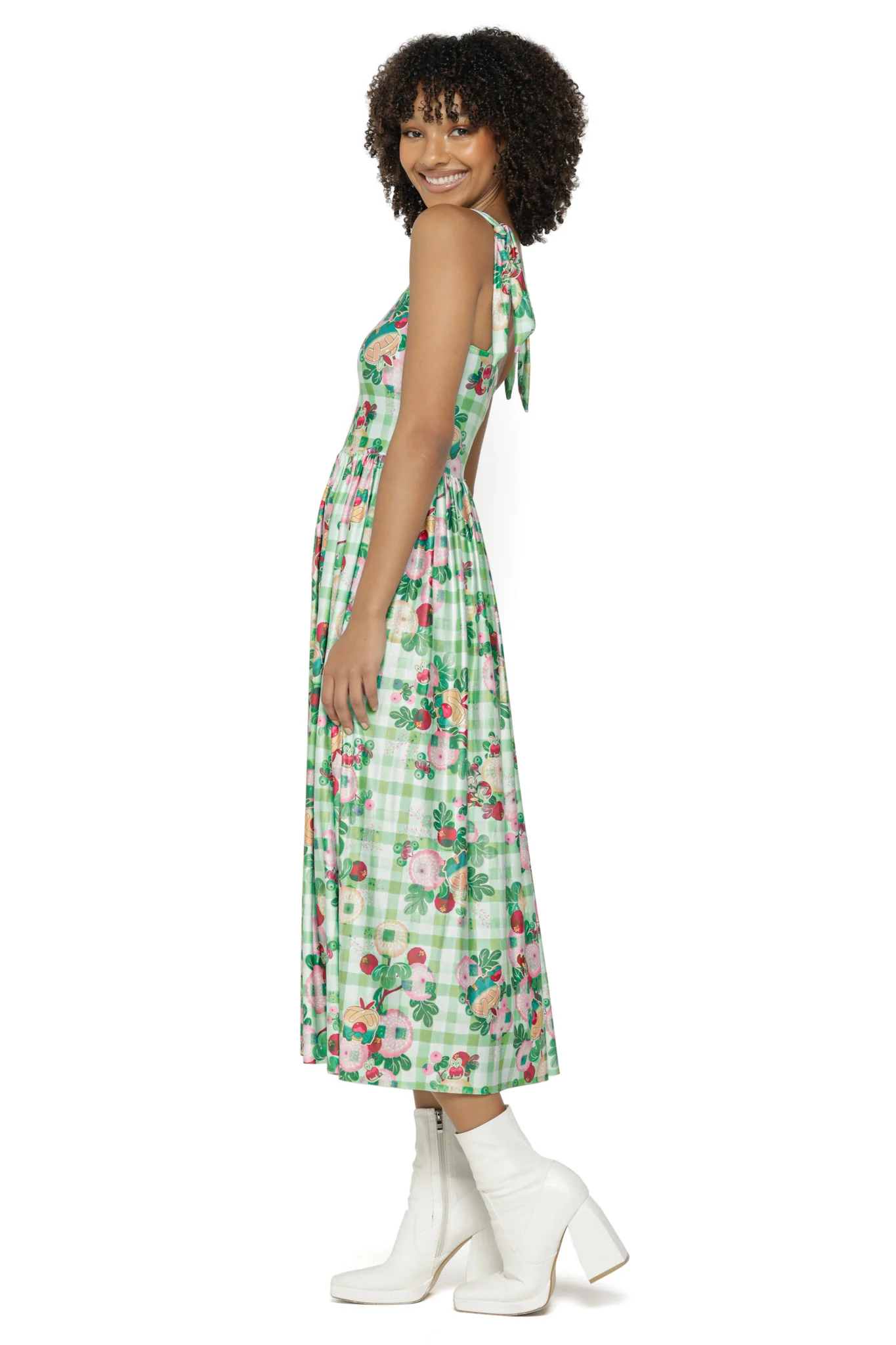 Gingham Applin Evolution Tie the Knot Dress - Image 4