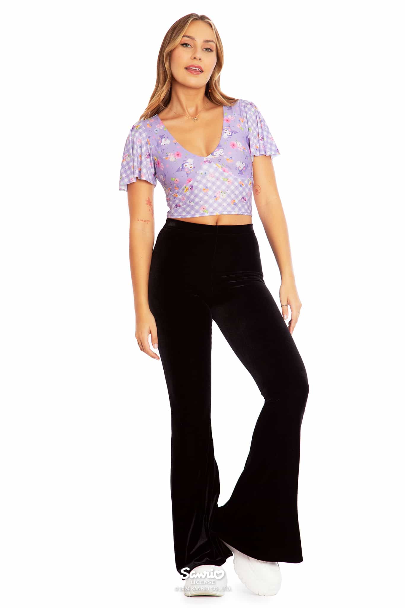Gingham Kuromi Rio Marilyn Top - Image 6