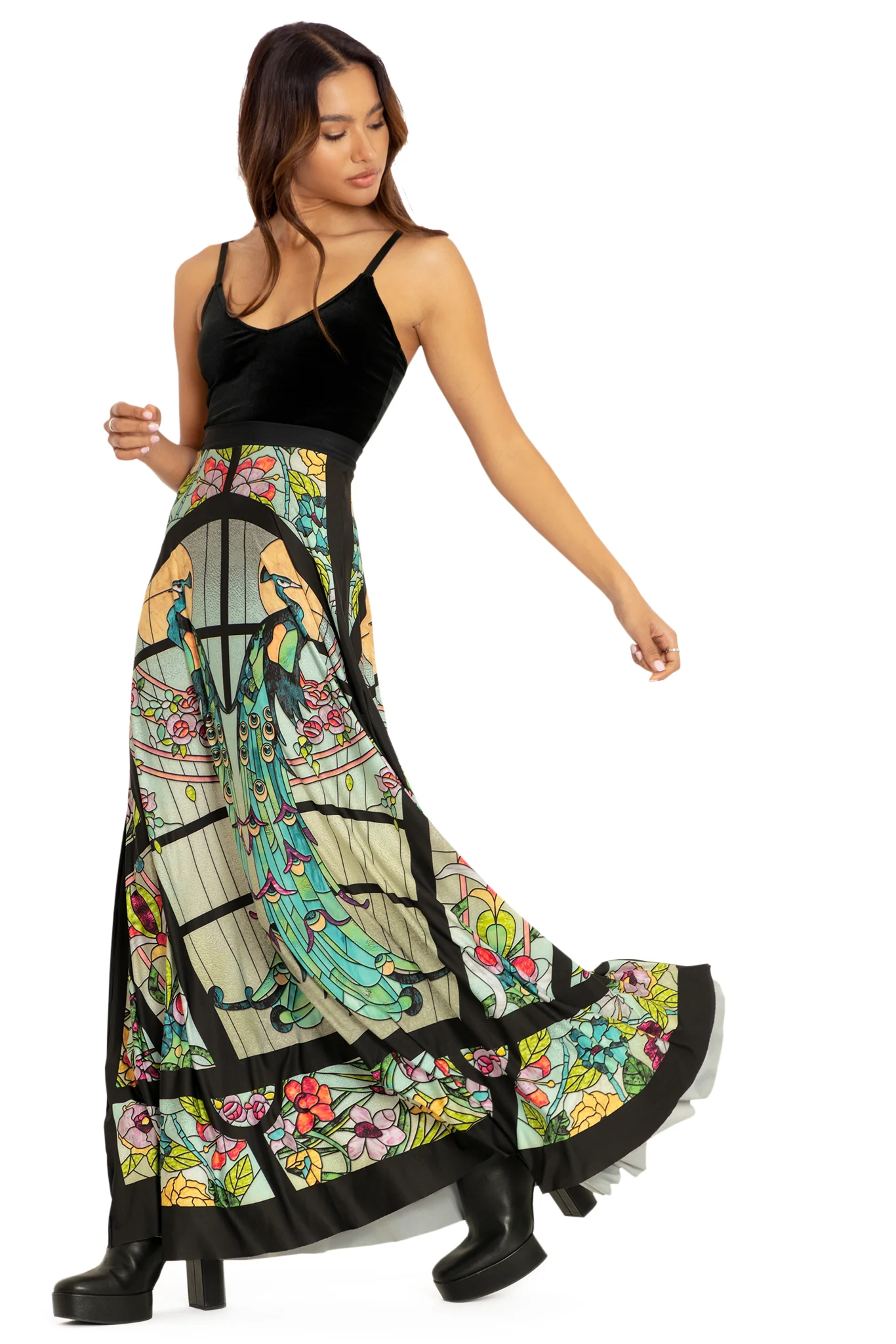 Glass Garden Maxi Skirt - Image 7