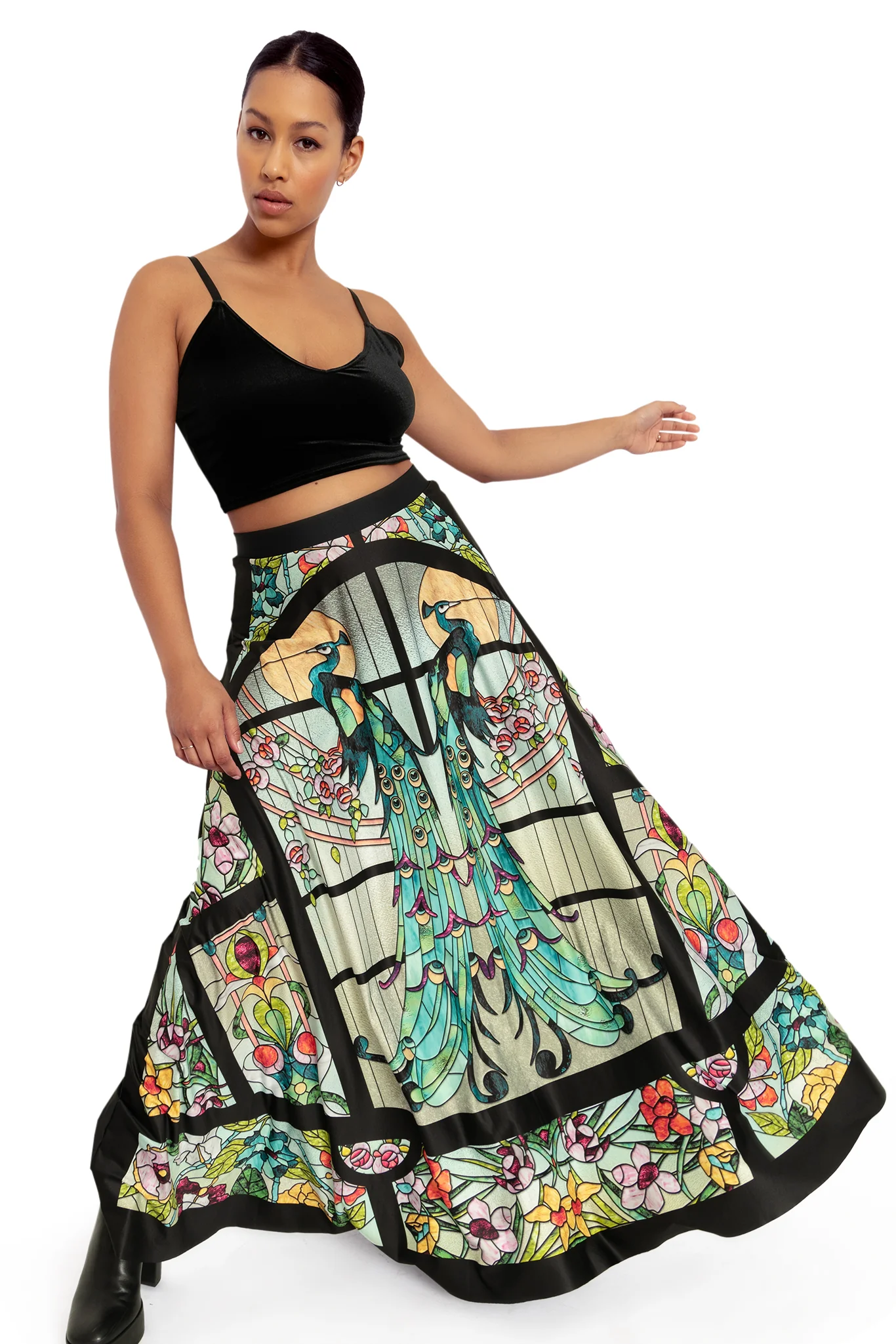 Glass Garden Maxi Skirt - Image 9
