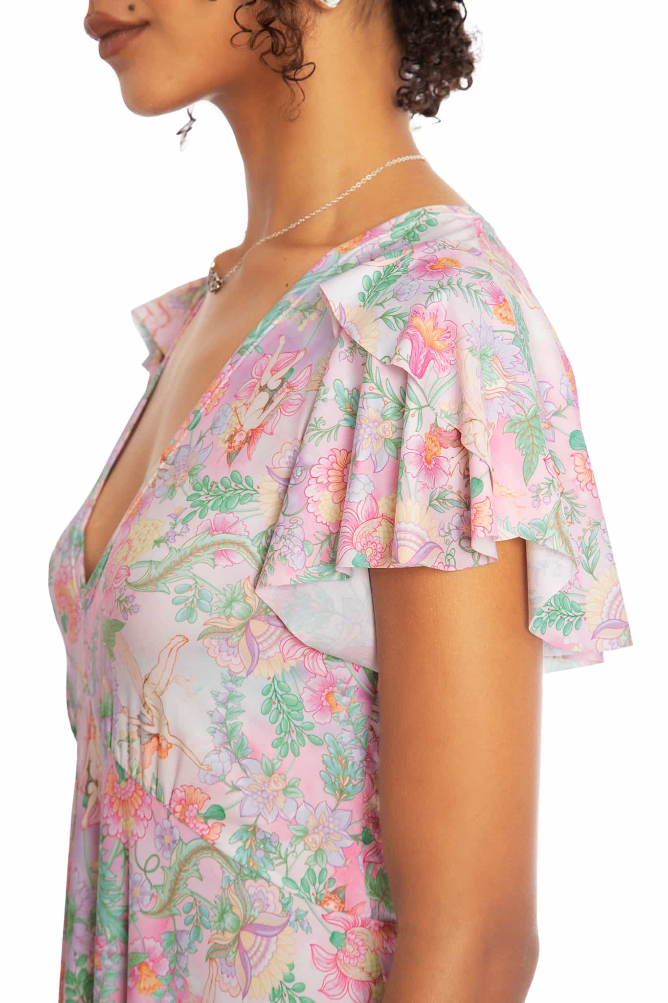 Goble Fairies Tulip Sleeve Longline Dress - Image 4