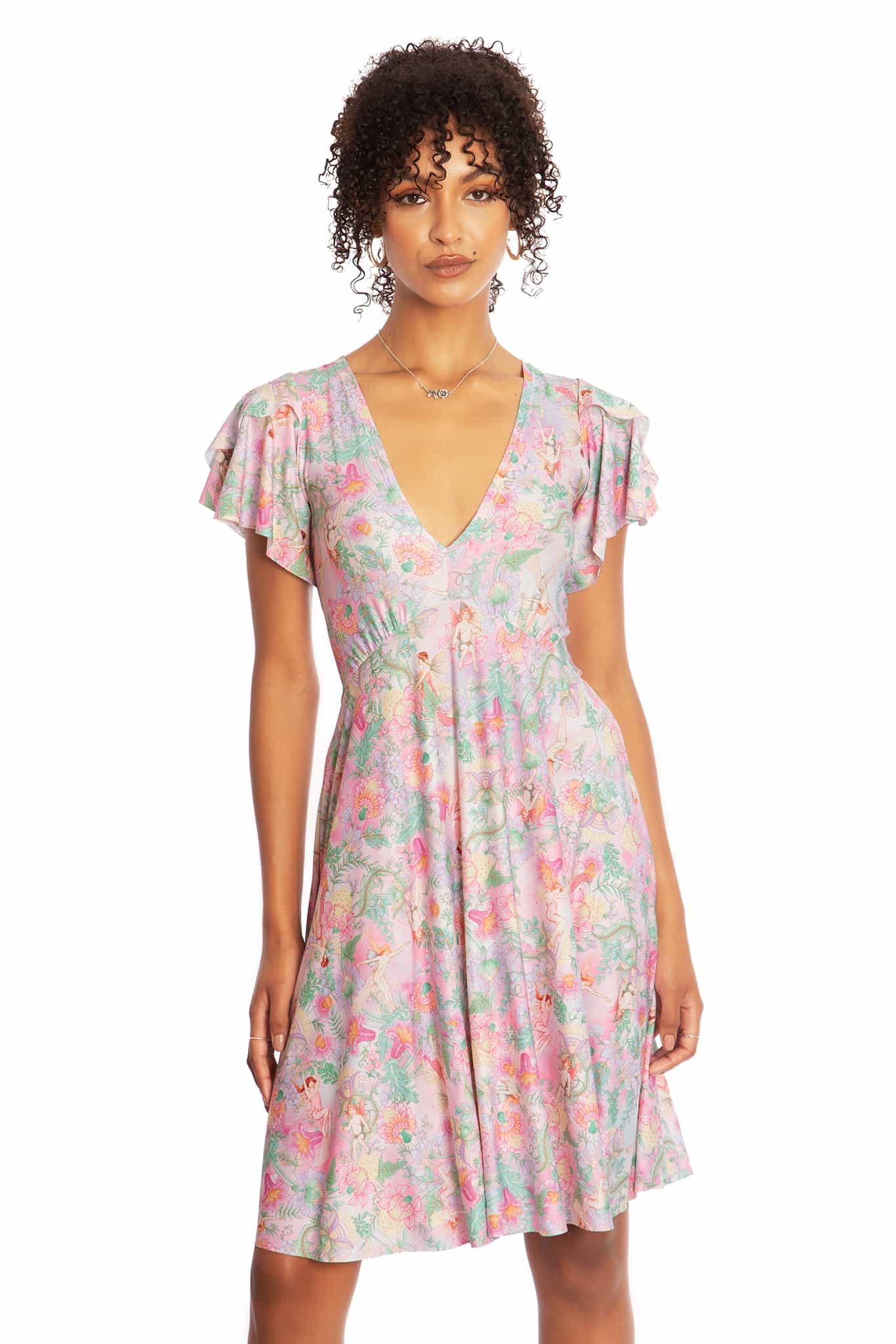 Goble Fairies Tulip Sleeve Longline Dress - Image 9