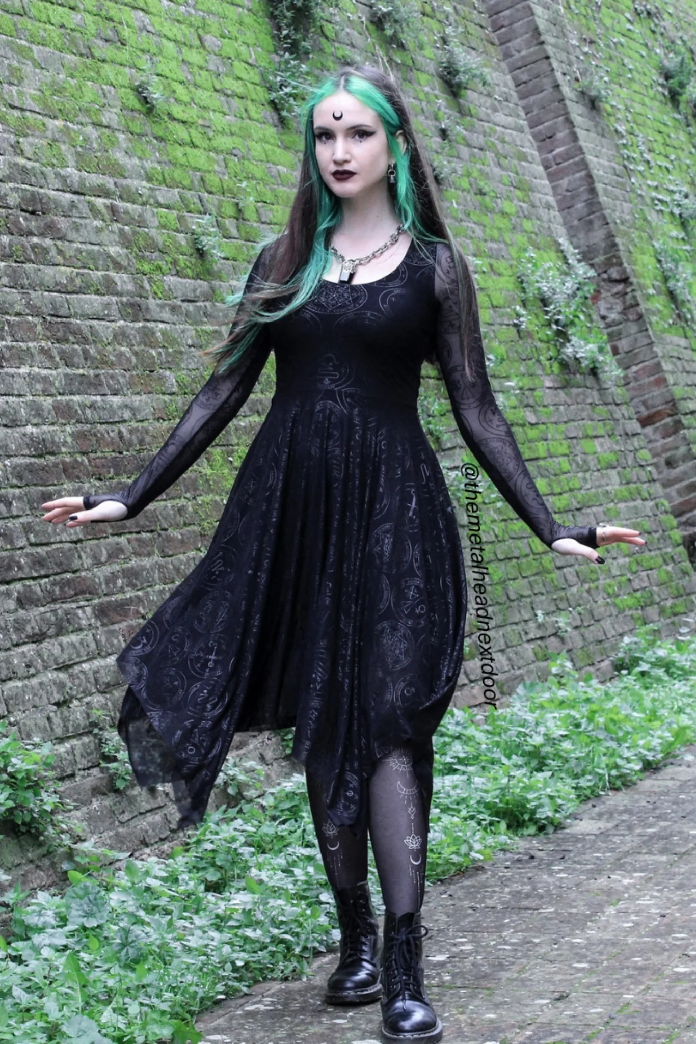 Good Charms Long Sleeve Handkerchief Dress - Image 4
