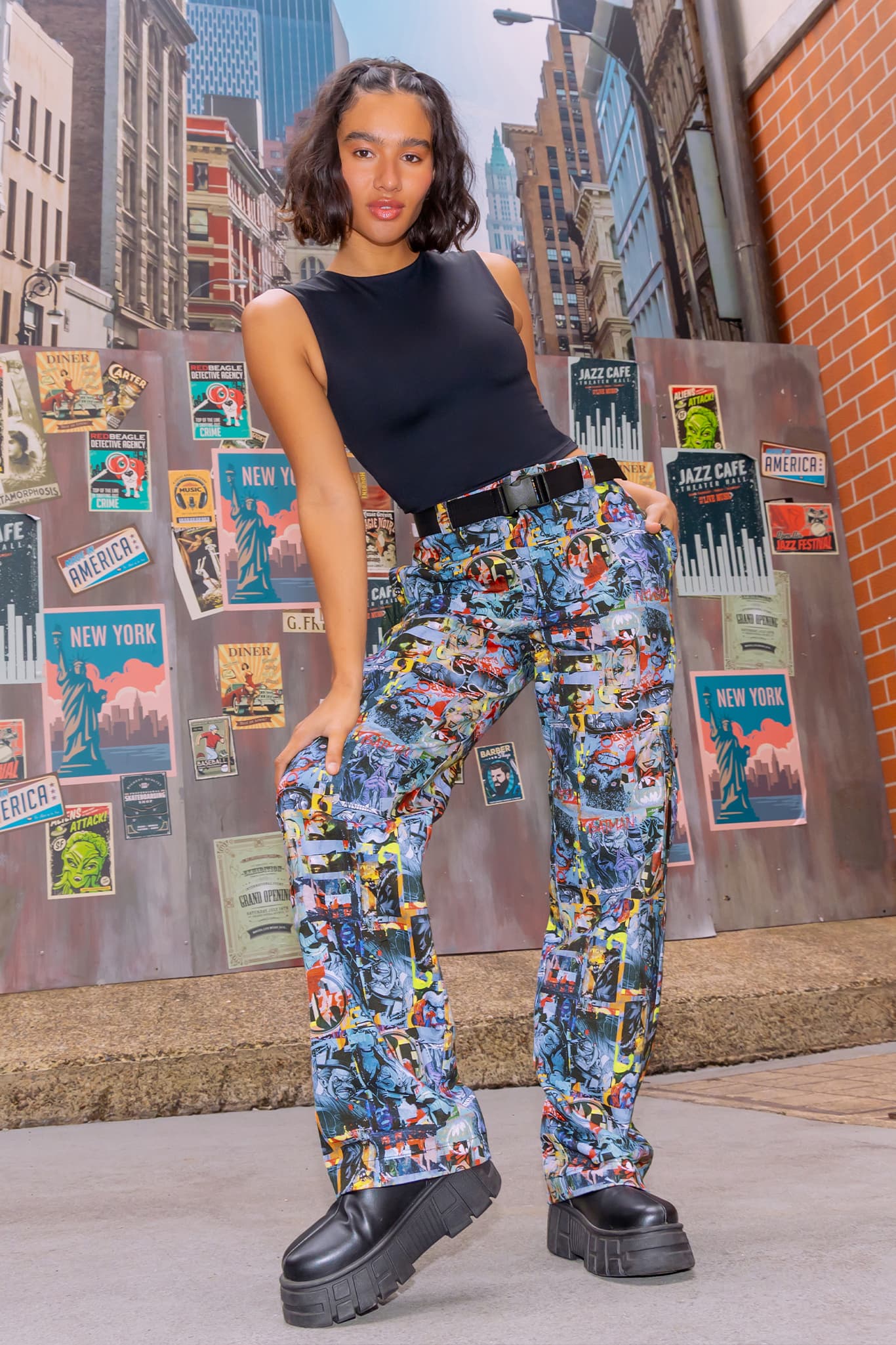Gotham Villains Straight Leg Cargo Pants - Image 4