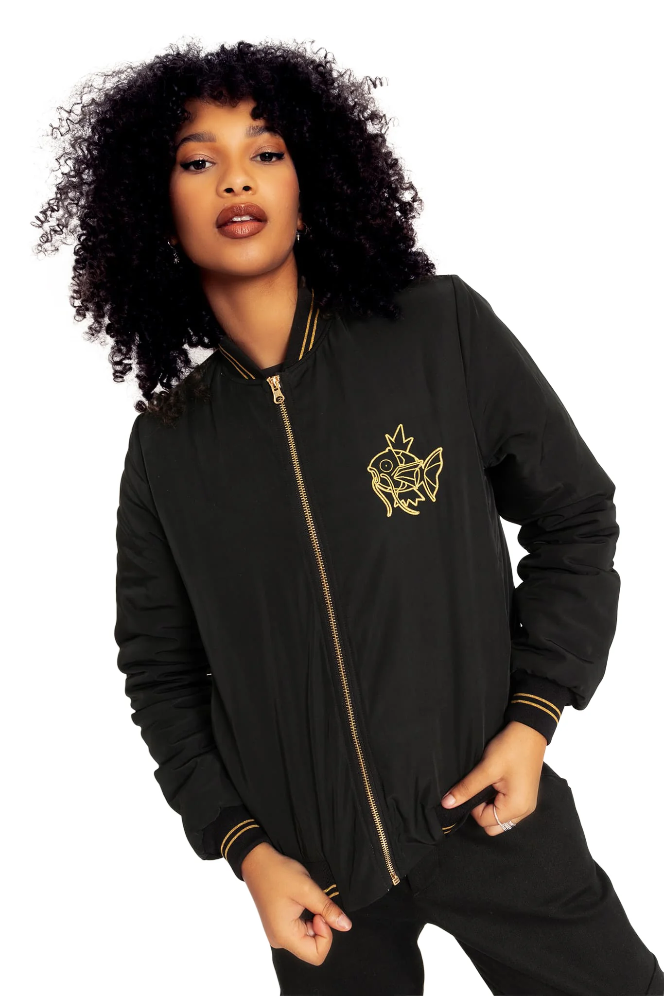 Gyarados Gold Bomber Jacket - Image 6