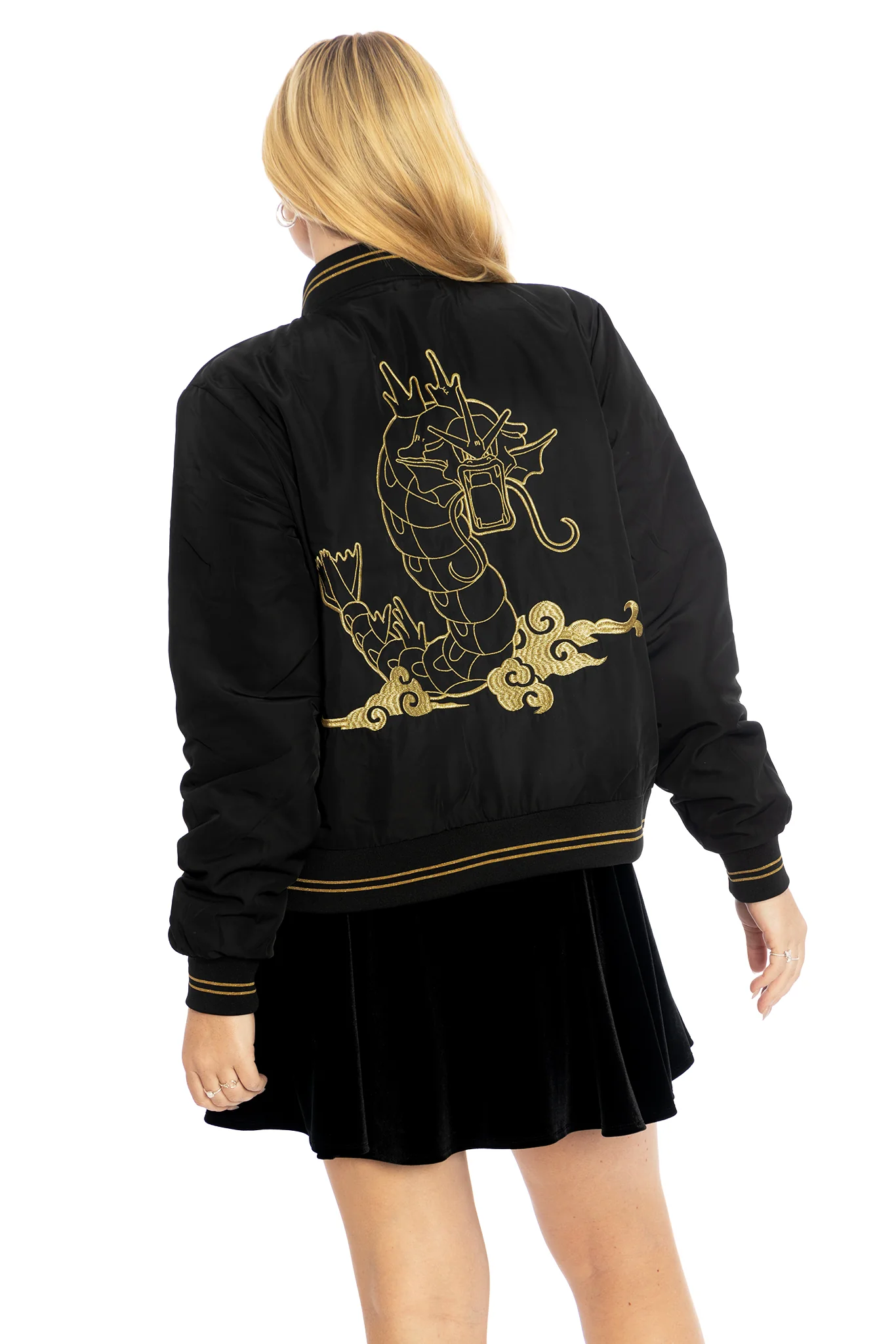 Gyarados Gold Bomber Jacket - Image 8
