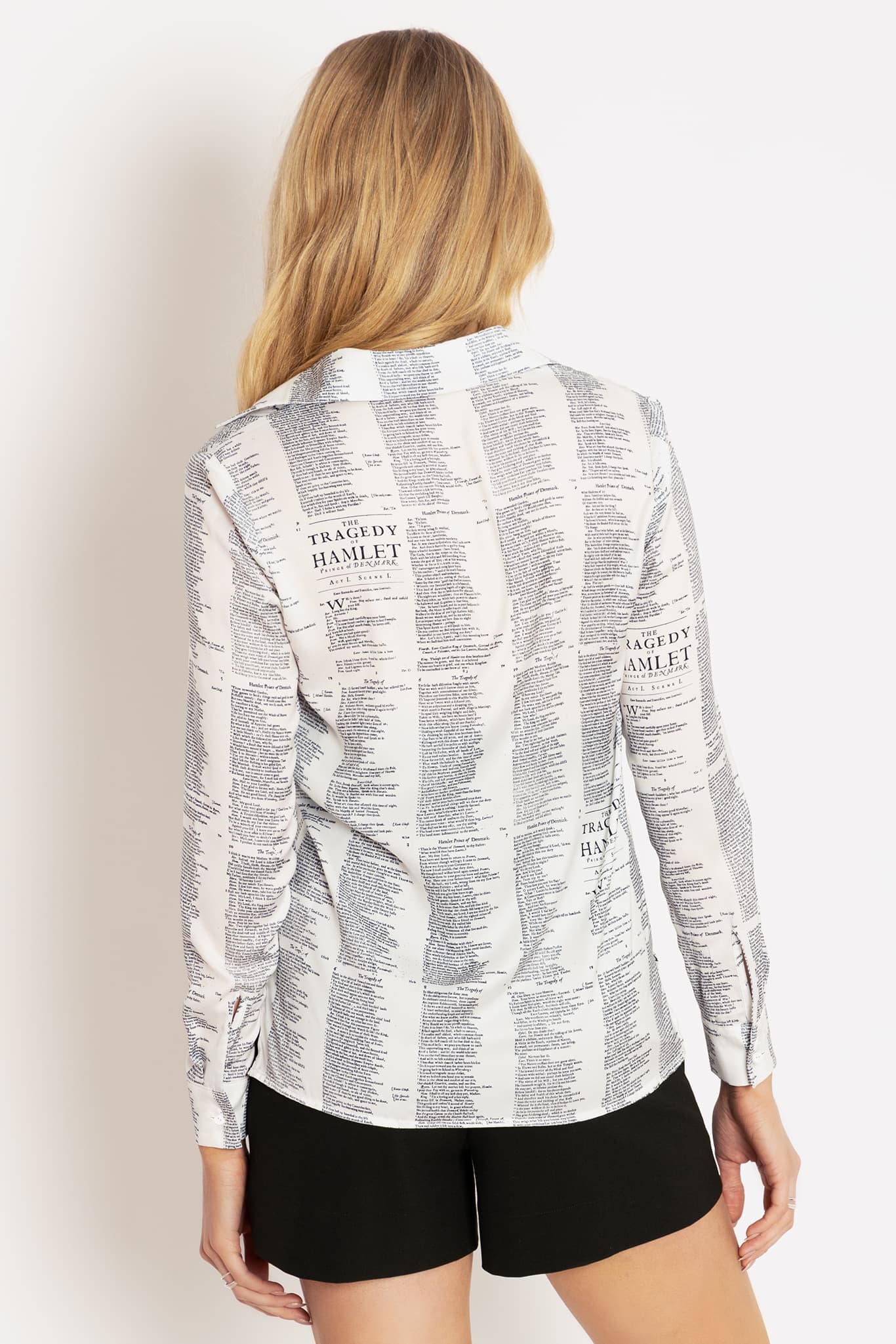 Hamlet White Long Sleeve Work It Shirt - Image 3