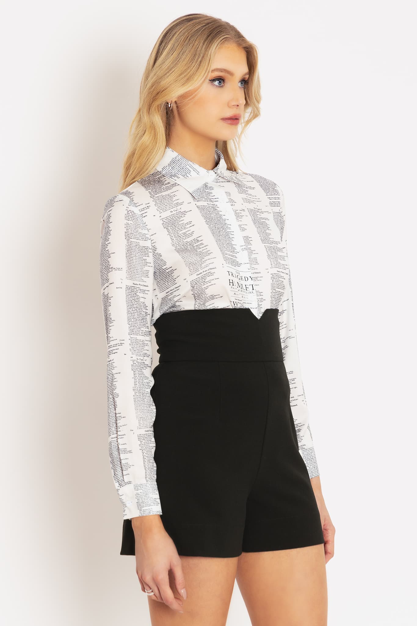 Hamlet White Long Sleeve Work It Shirt - Image 5