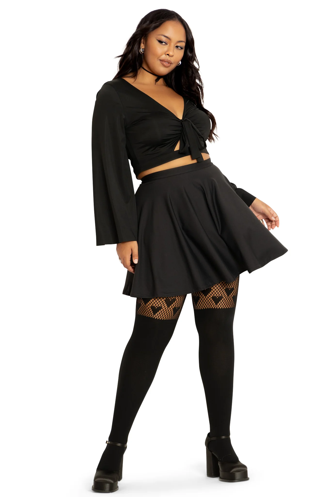 Hearts Suspender Hosiery - Image 3