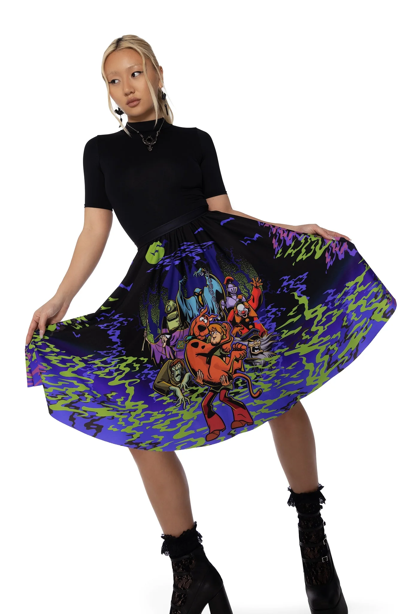 Heebie Jeebiesville Pocket Midi Skirt - Image 8